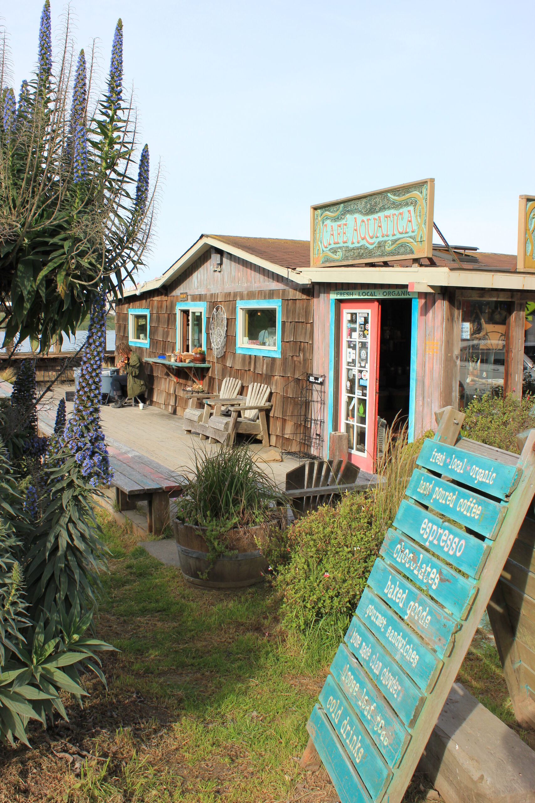 Cafe Aquatica in Jenner, on the Sonoma Coast