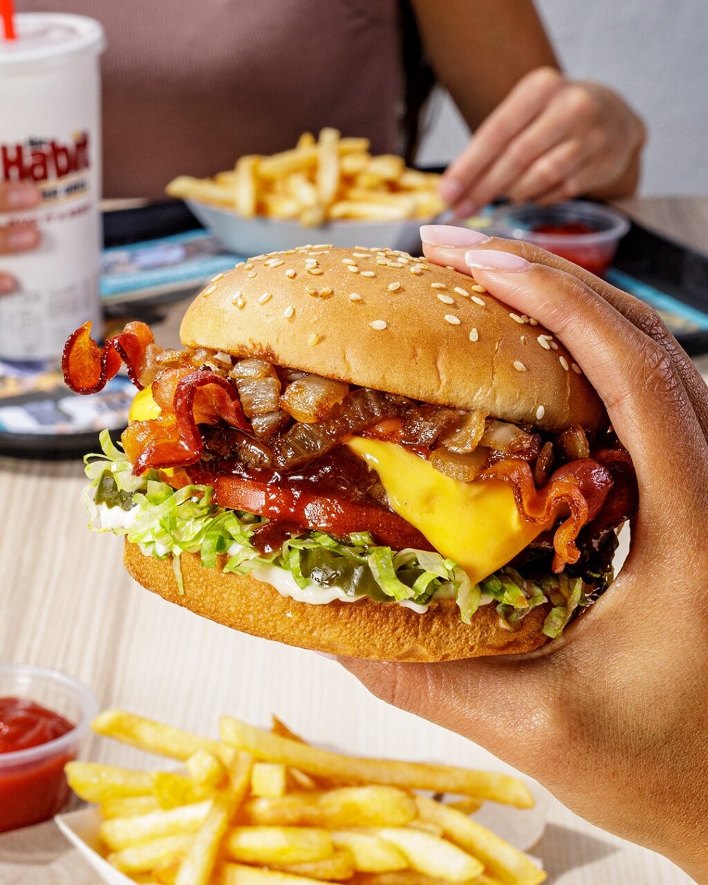 BBQ Bacon Char with Cheese from Habit Burger Grill. (Habit Burger Grill)