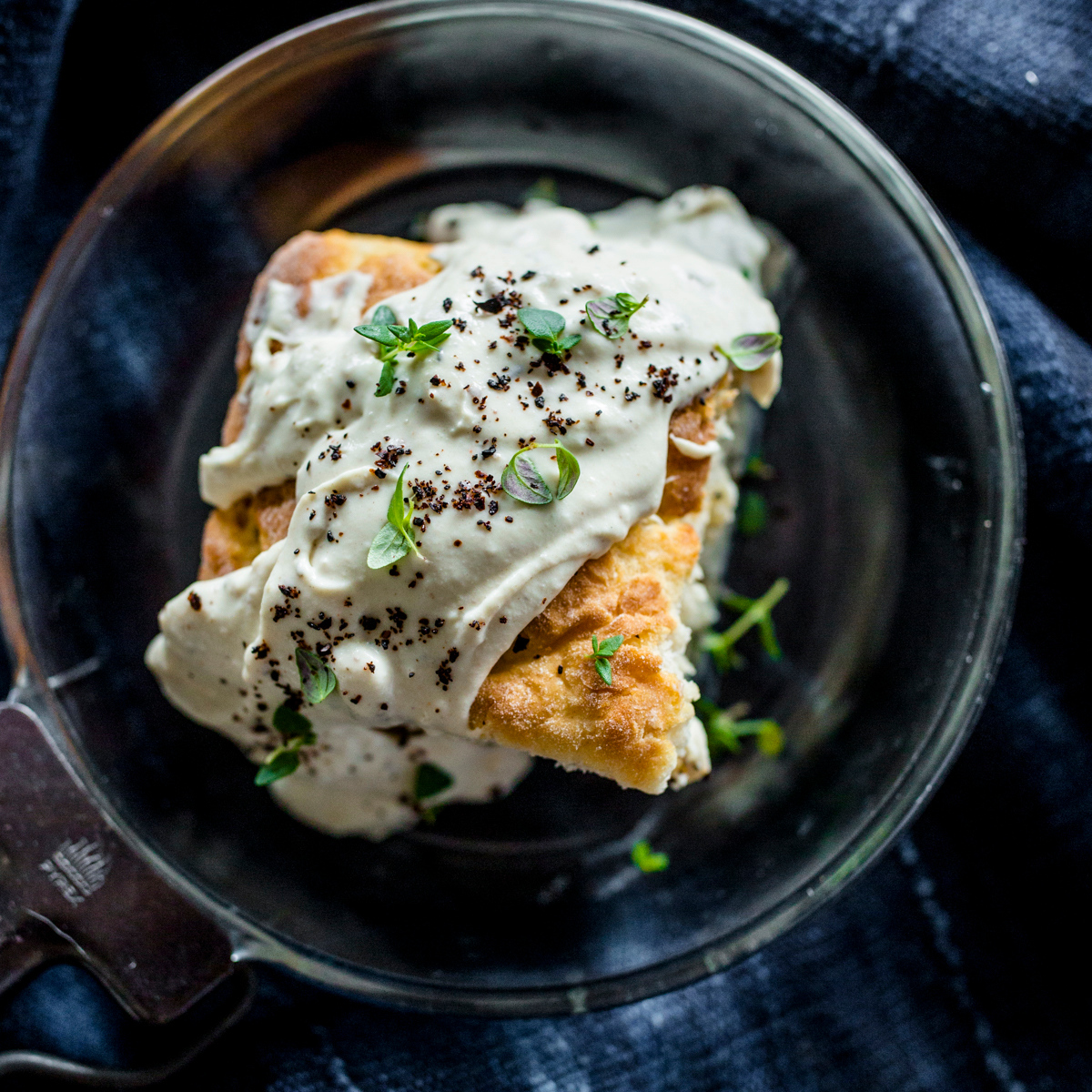A biscuit from Big Bottom Market, now Piknik Town Market, in Guerneville. (Sonoma County Tourism)