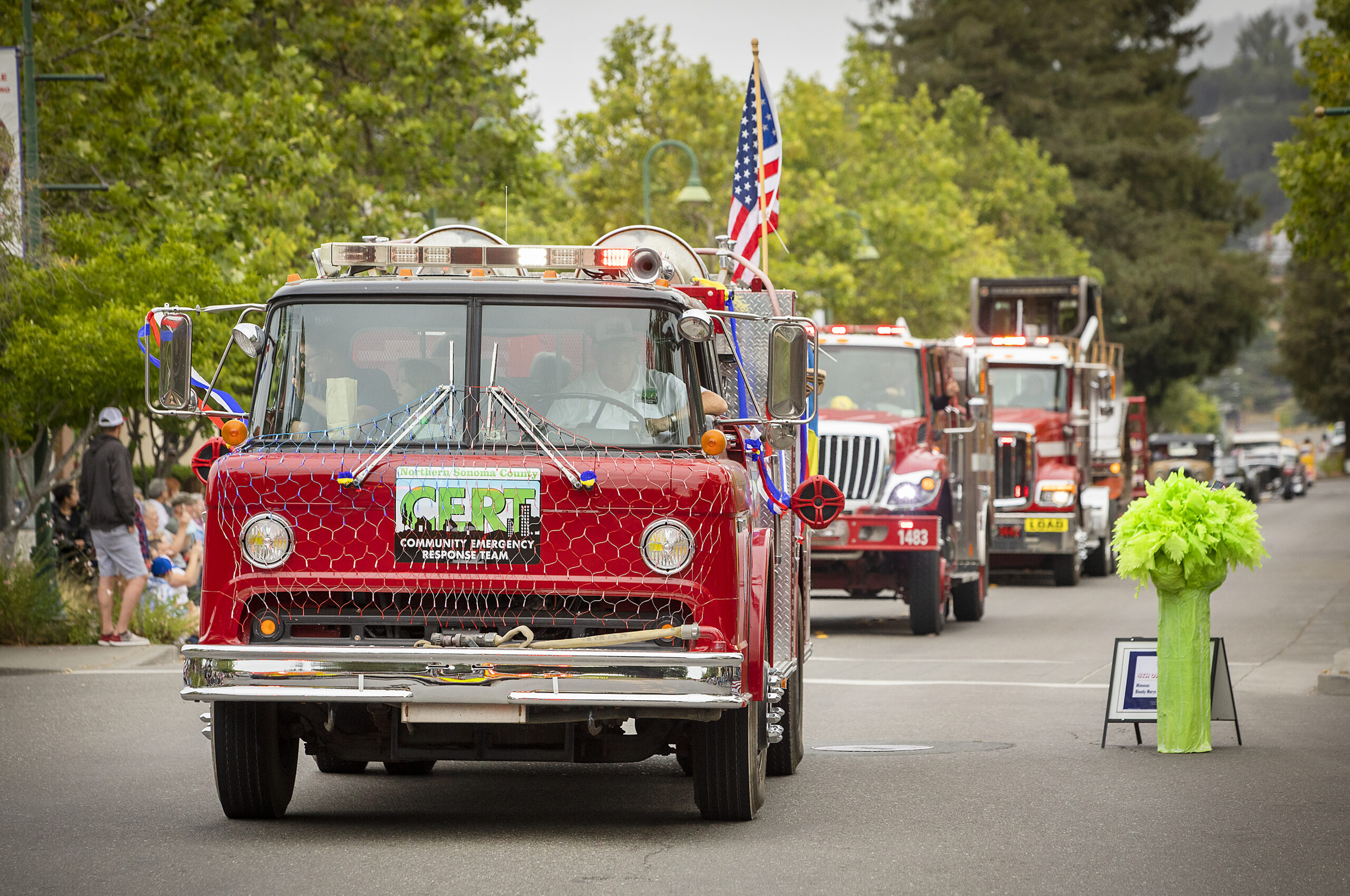 Cloverdale held its first Fourth of July parade on the 150th anniversary of the founding of the town Monday, July 4, 2022. 