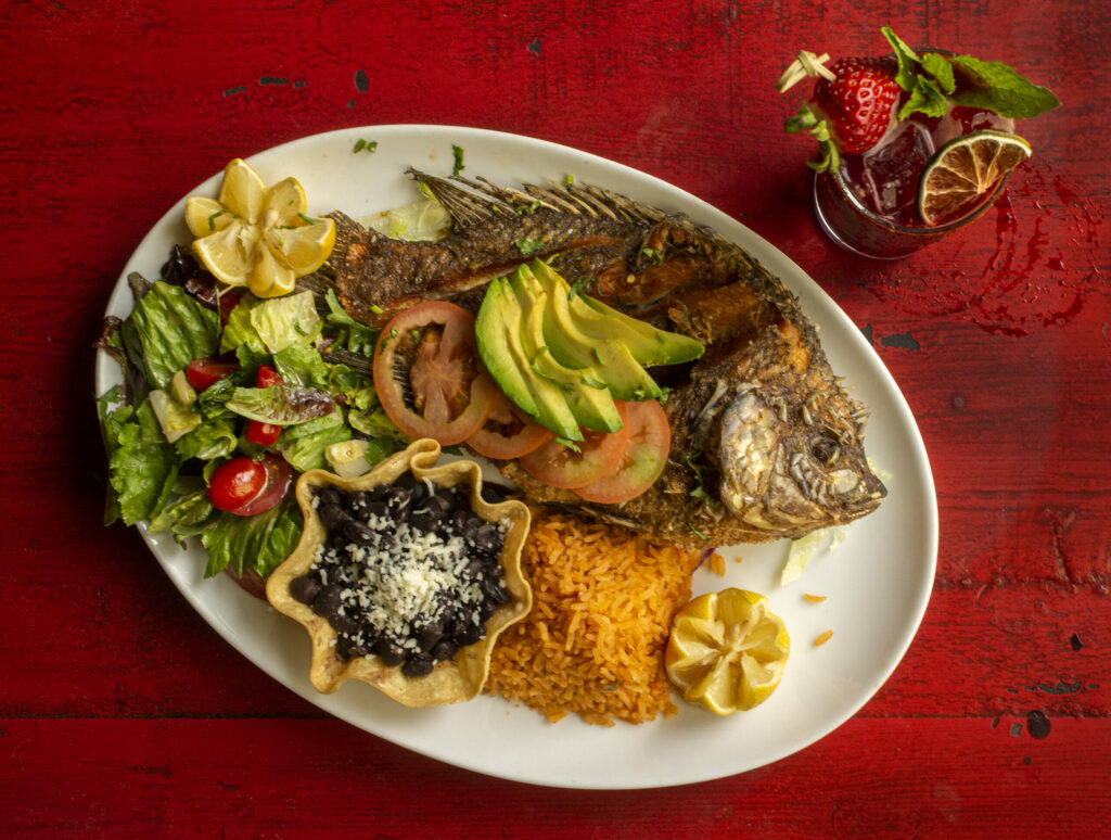 Fried fish from Los Molcajetes, a Guy Fieri favorite