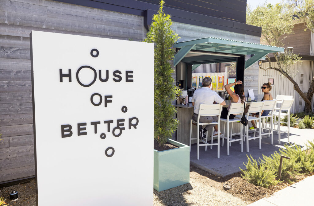 The House of Better at Dr. Wilkinson's Backyard Resort and Mineral Springs in Calistoga on Tuesday, July 6, 2021. (John Burgess/The Press Democrat)
