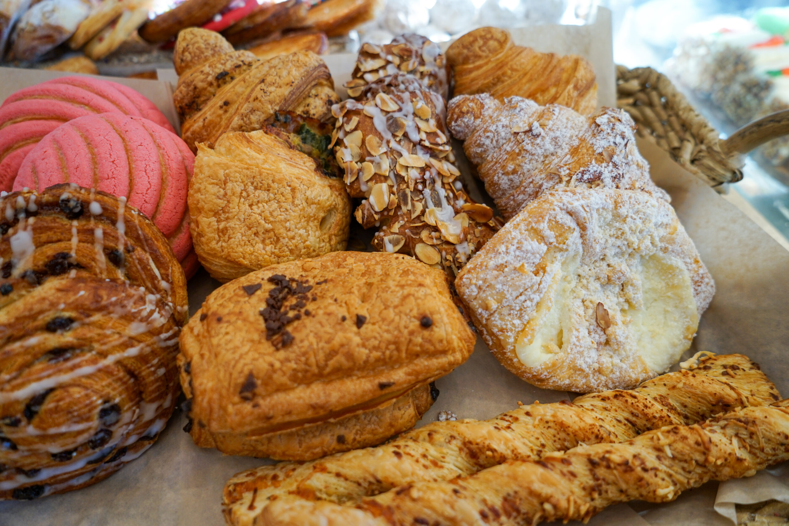 A variety of pastries at the Costeaux French Bakery shop inside Hotel Petaluma in downtown Petaluma. (Sonoma County Tourism)