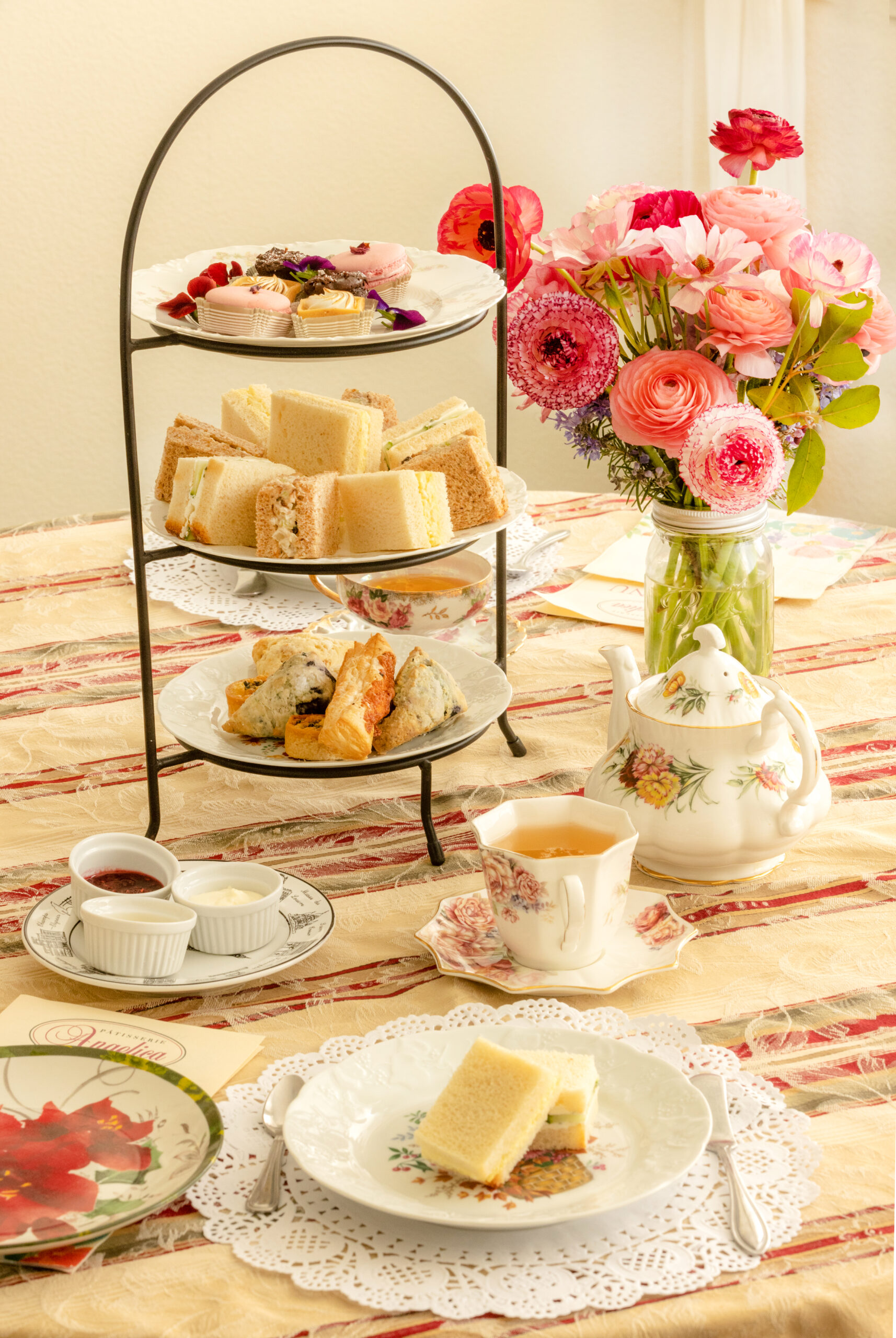 Patisserie Angelica's holiday high tea