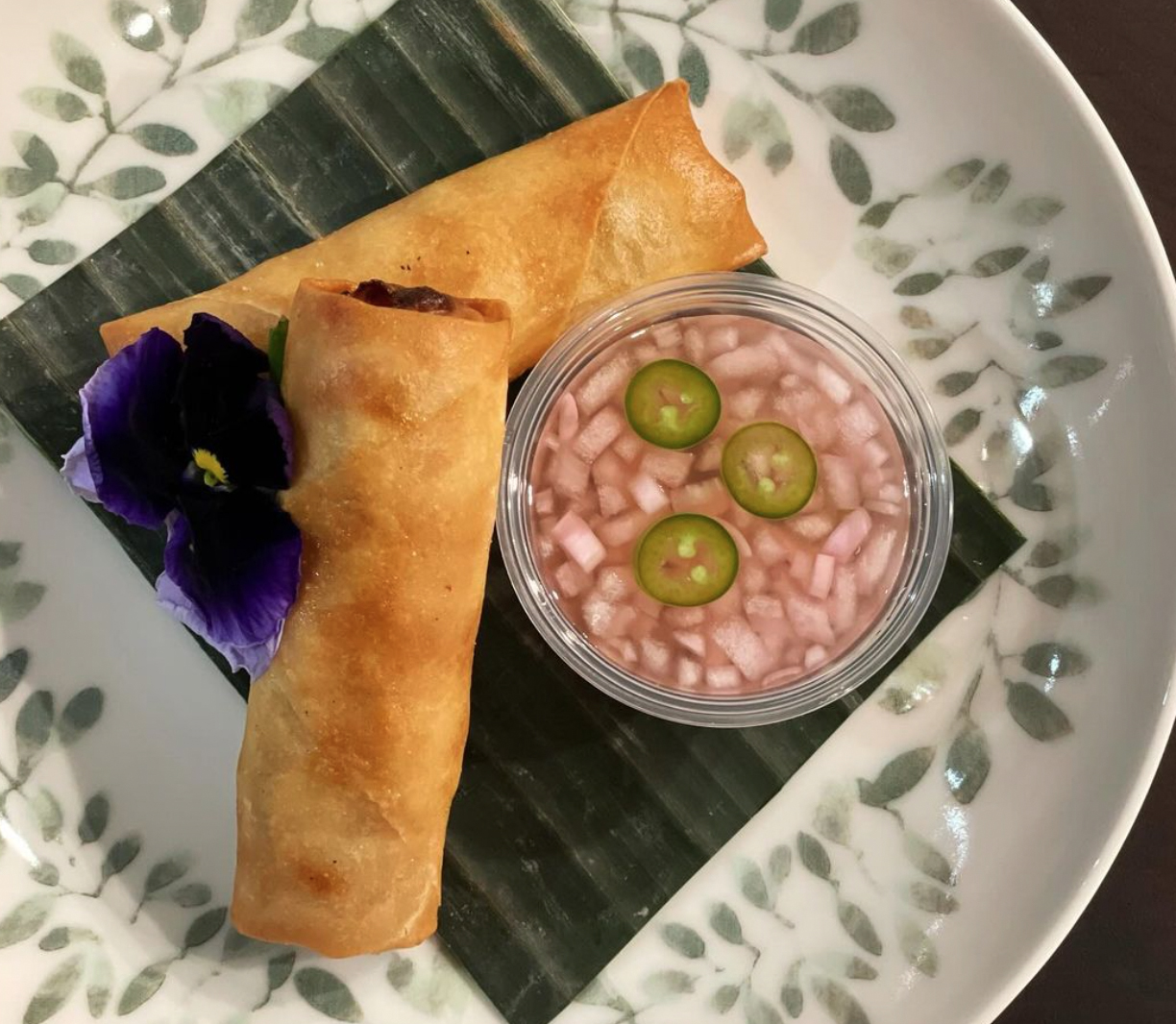 Lumpia from Carabao restaurant in Napa. 