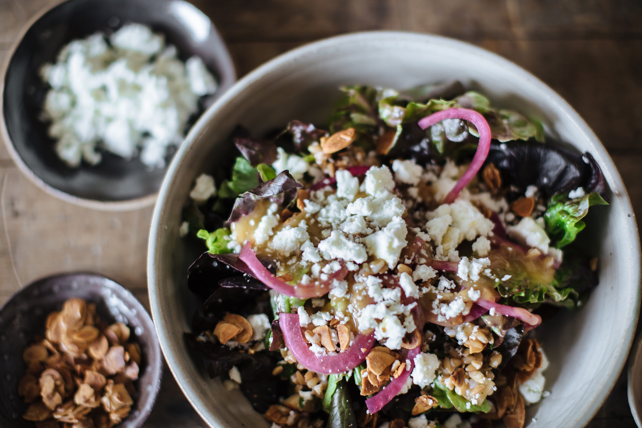 Farro salad at Lunchette in Petaluma. (Michael Woolsey)