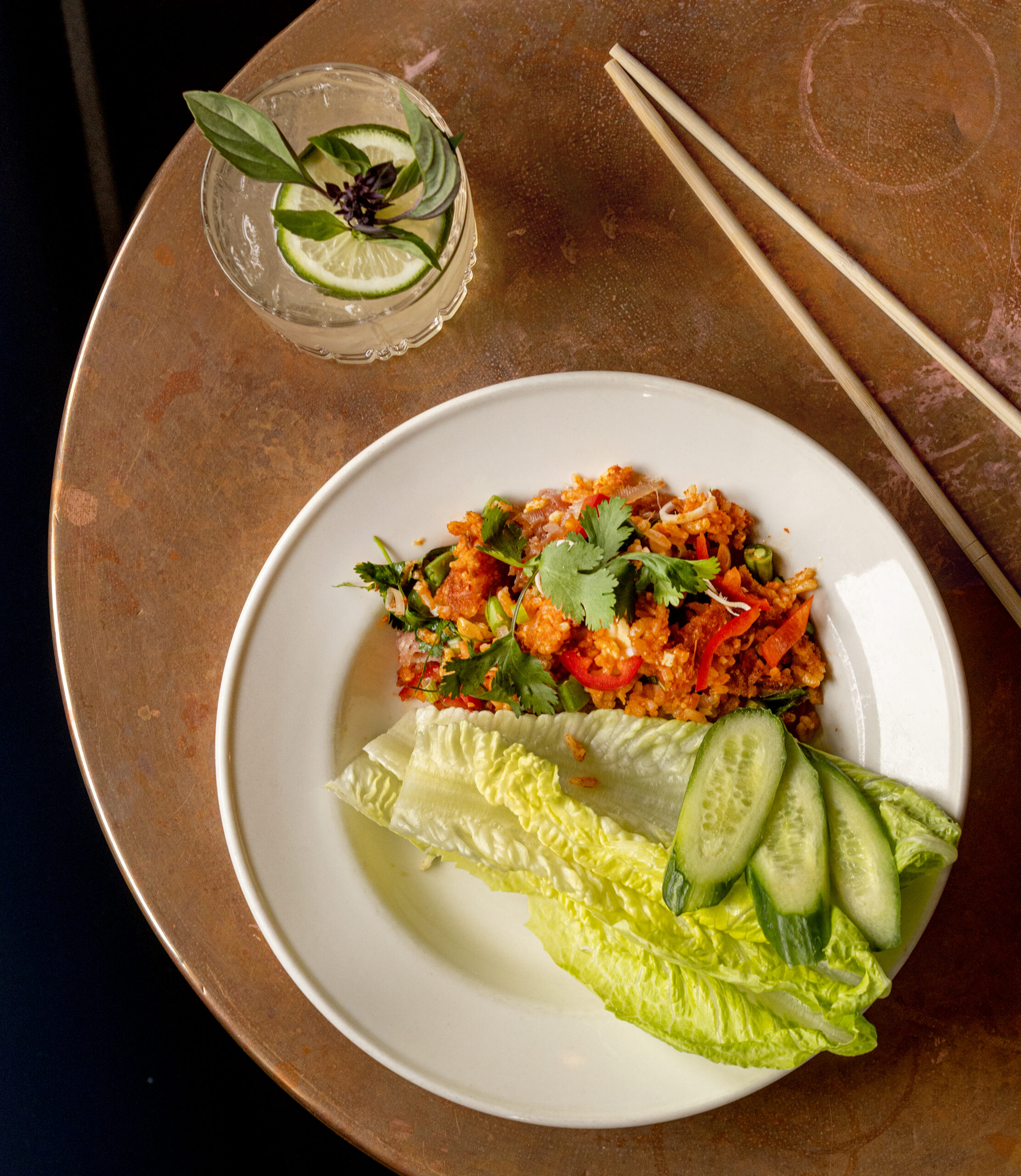 Chef Mark Miller’s Lord of the Rice competition winner: Nam Khao Tod, Lao-Thai Crispy Rice Salad