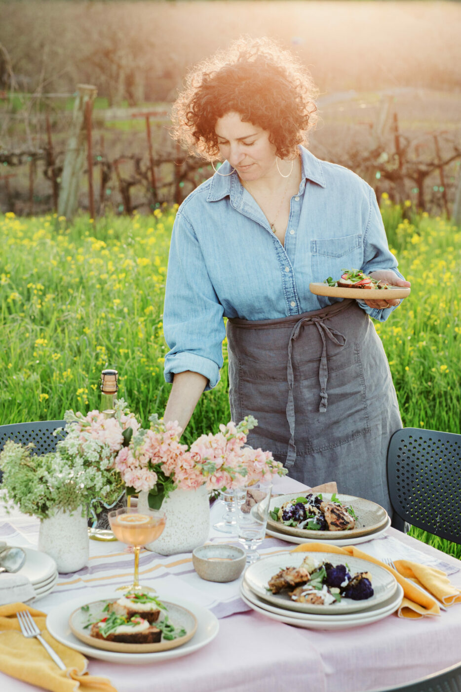 Chef Kim LaVere's garden party