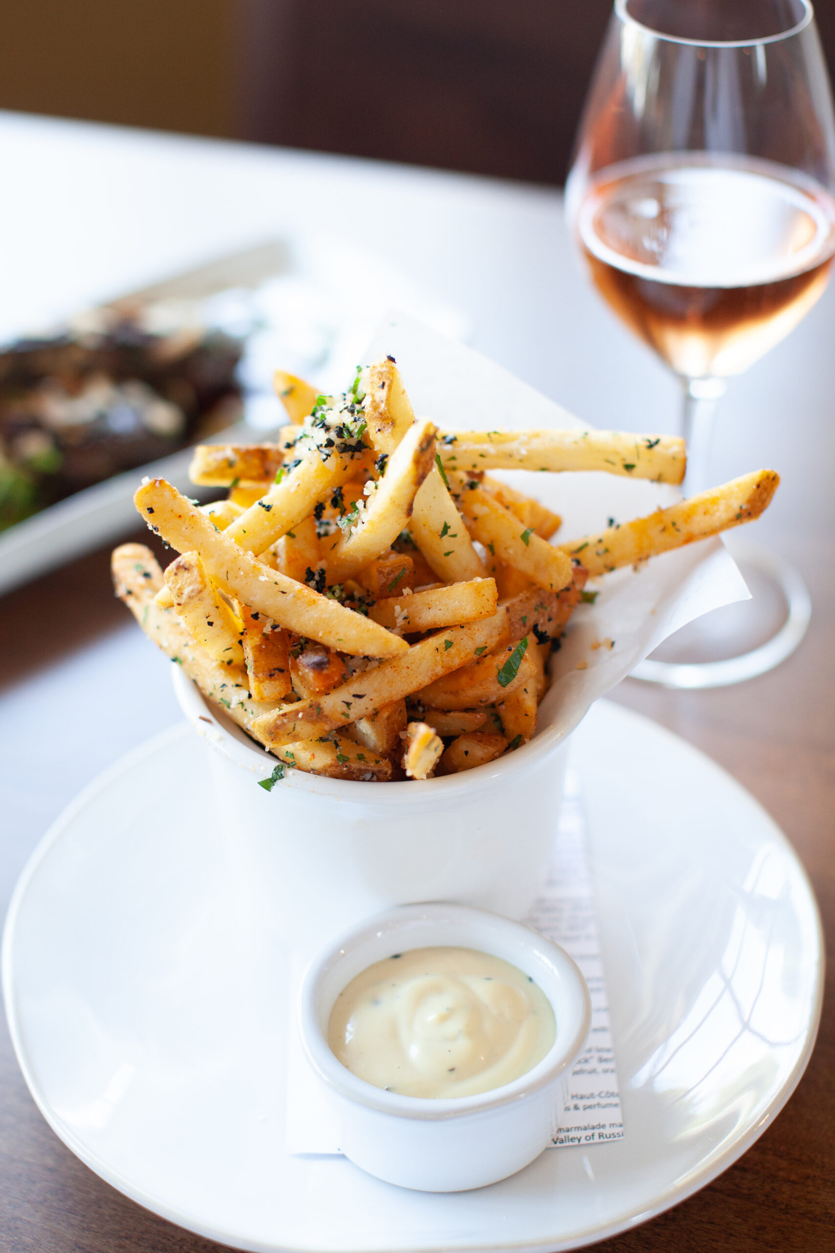 Truffle fries from Willi's Wine Bar in Santa Rosa. (Sonoma County Tourism)