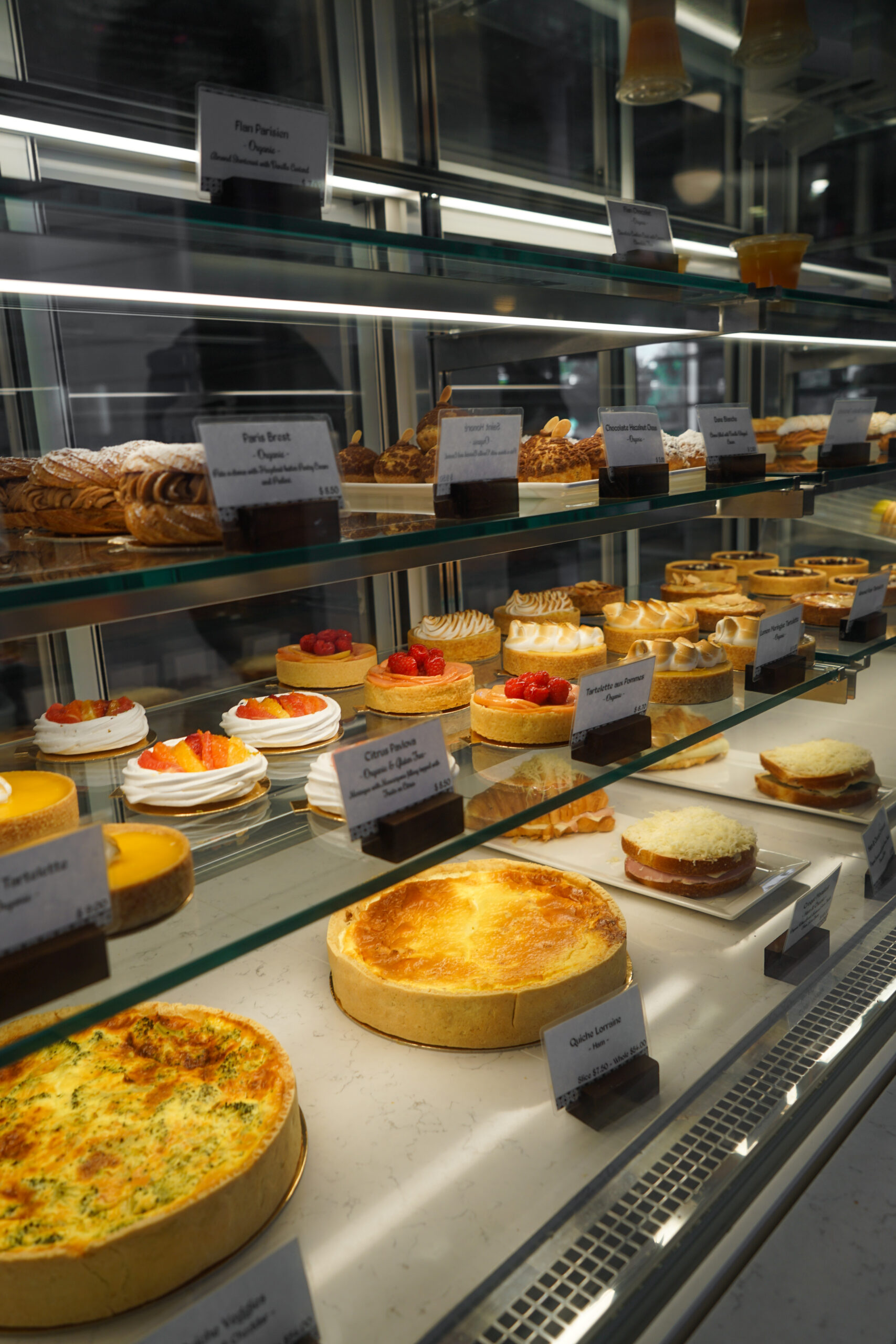 The pastry display case inside Sarmentine bakery in Petaluma. (Sonoma County Tourism)
