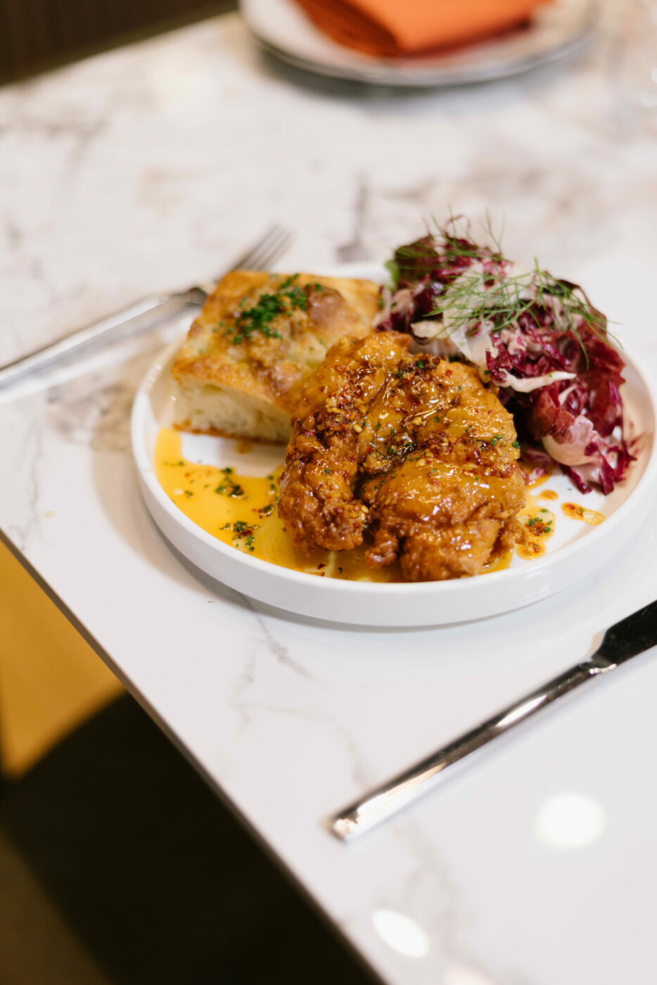 Hot honey fried chicken from Songbird Parlour in Glen Ellen. (Lumina Studio)