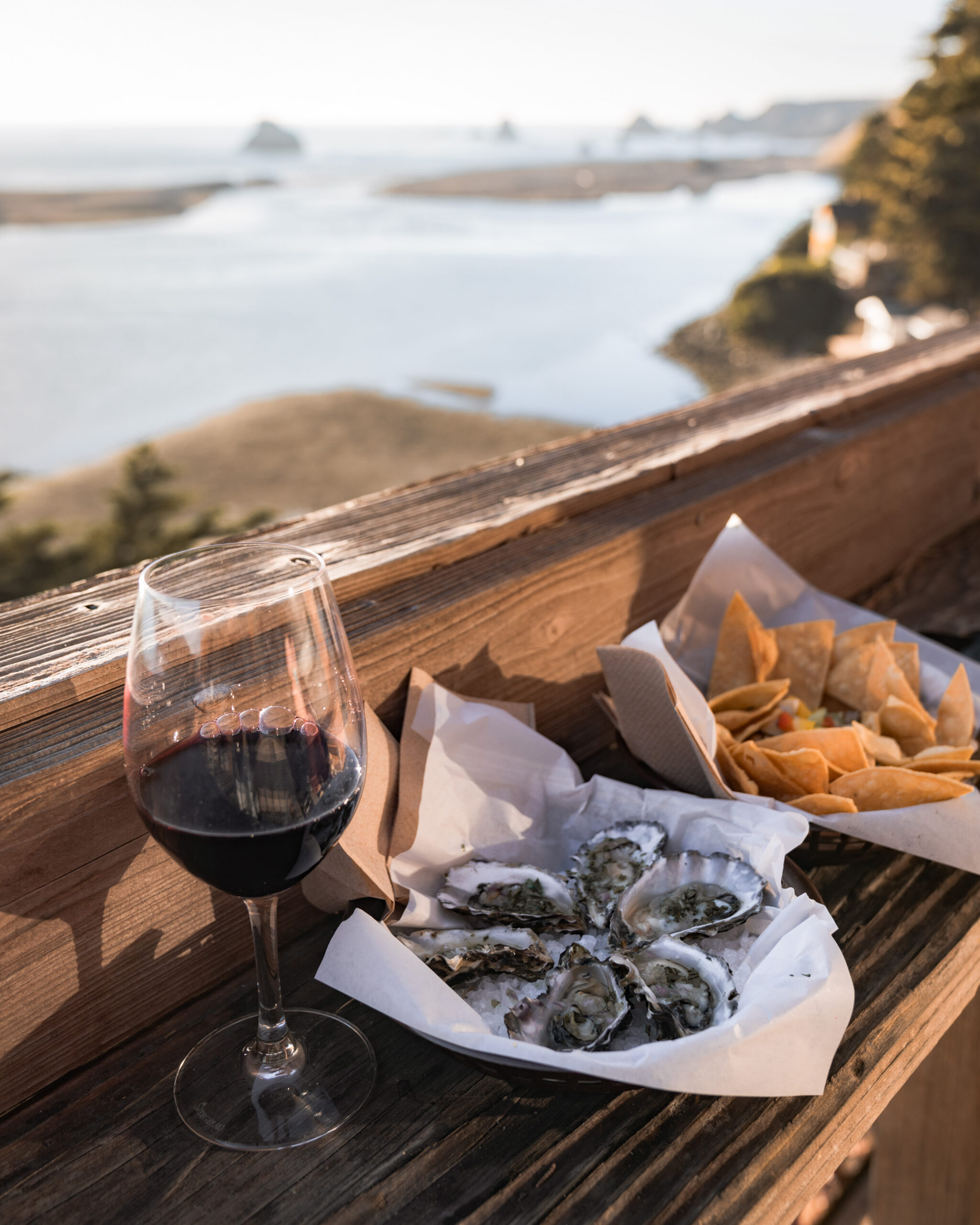 Coastal dining at River's End Restaurant & Inn in Jenner. (Tiffany Nguyen / Sonoma County Tourism)