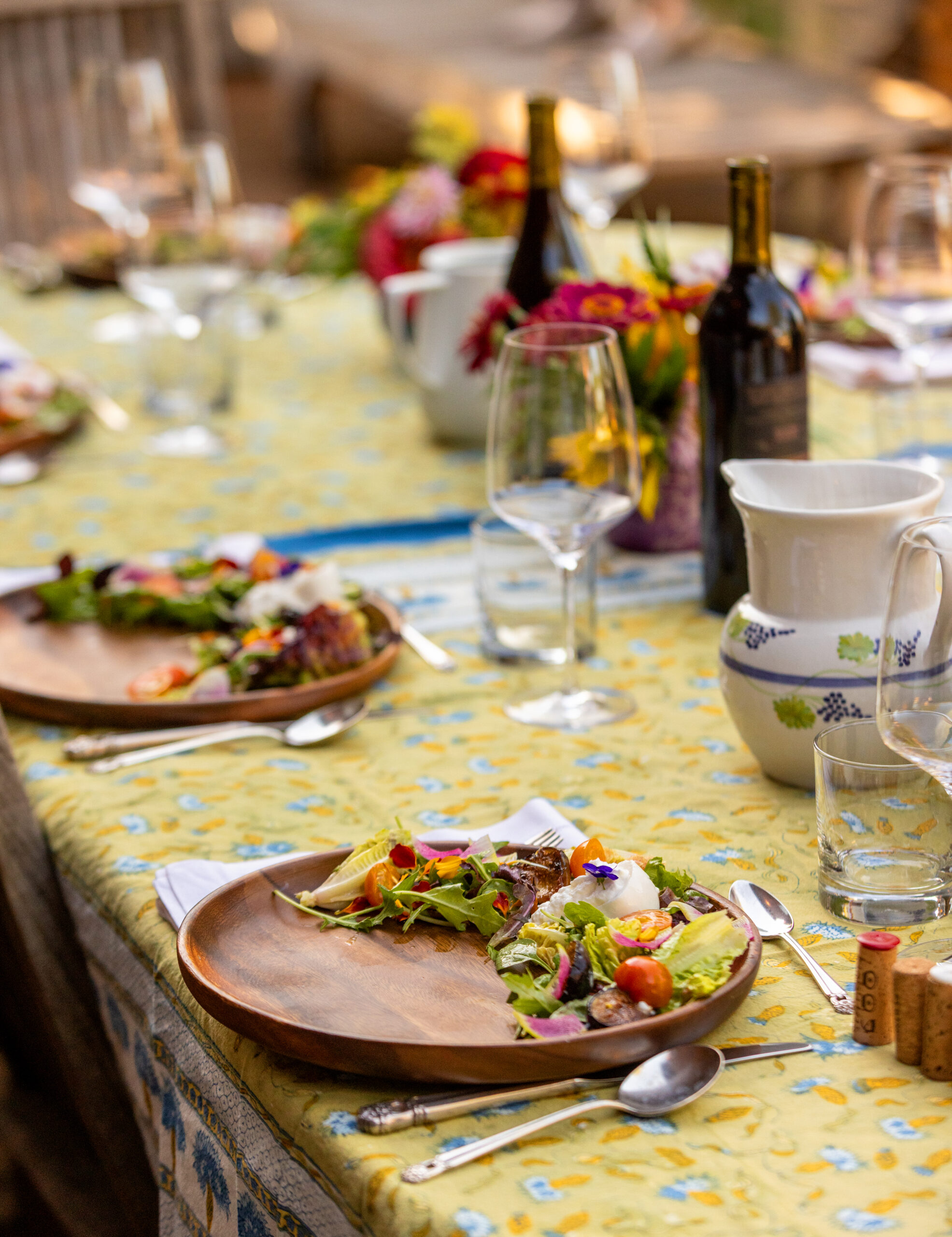 Private chef Jessie Keilt is the daughter of Grateful Dead lyricist Robert Hunter. After spending the previous day on stage introducing Dead & Company, Keilt created a meal for Trixie Garcia, daughter of Jerry, and Reya Hart, daughter of Mickey, at the family home of longtime friend and Sonoma County winemaker Phil Coturri Tuesday, August 5, 2025 in Sonoma. (John Burgess / The Press Democrat)