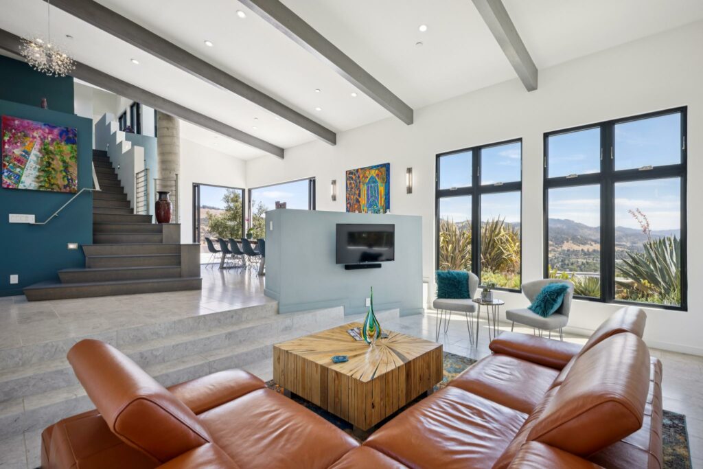 Lounging area in great room. (Open Homes Photography)