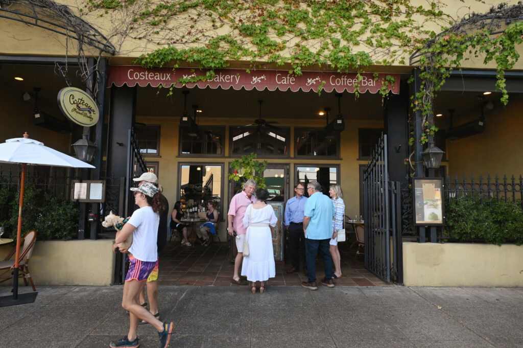 Costeaux French Bakery is now offering classic French bistro menu items on the patio starting at 4 p.m. Wednesday through Friday at their cafe in Healdsburg on Wednesday, July 31, 2024. (Erik Castro / For The Press Democrat)