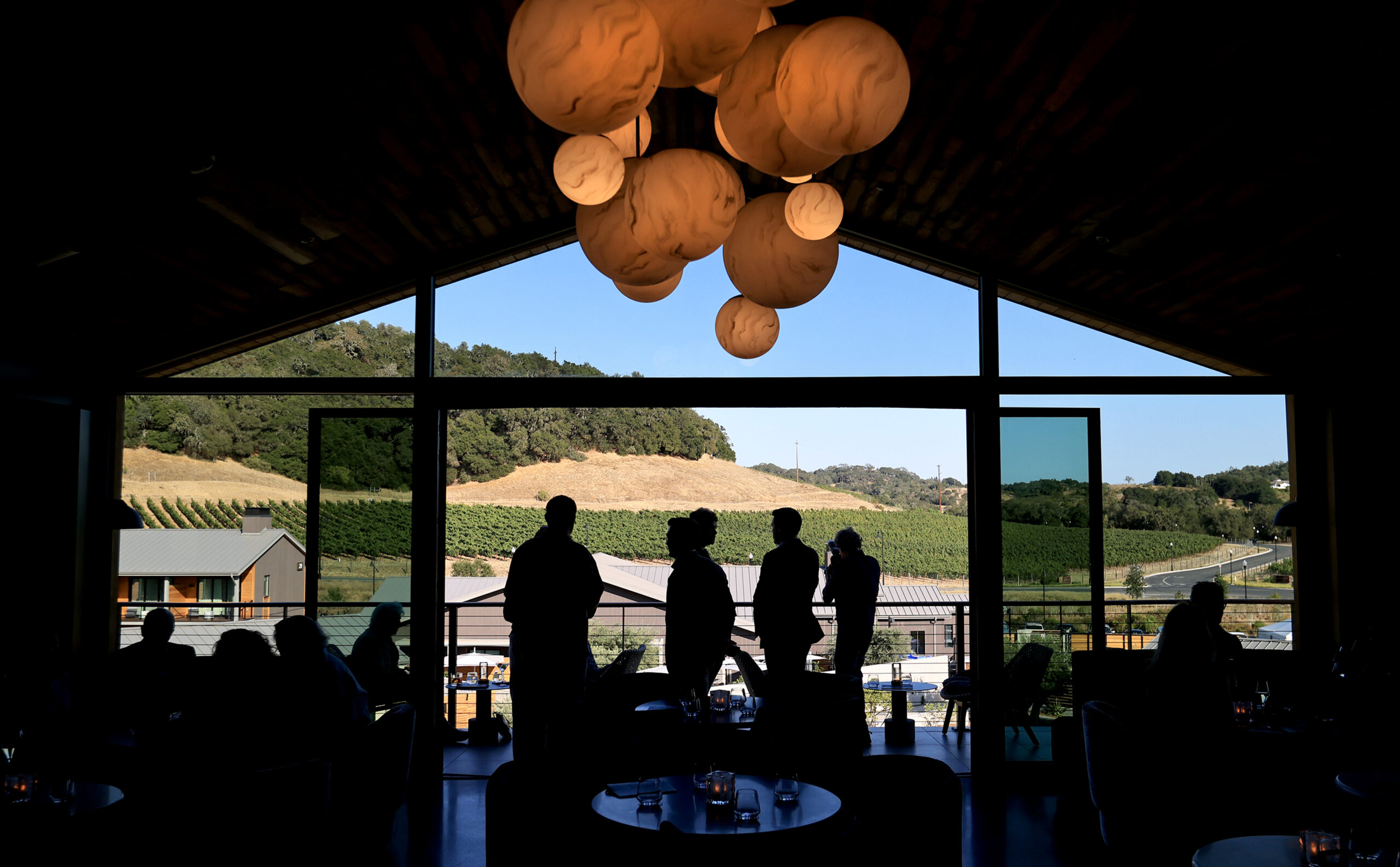 Andys Beeline Rooftop, during the formal opening of Appellation Healdsburg, Friday, Sept. 12, 2025. (The Press Democrat)