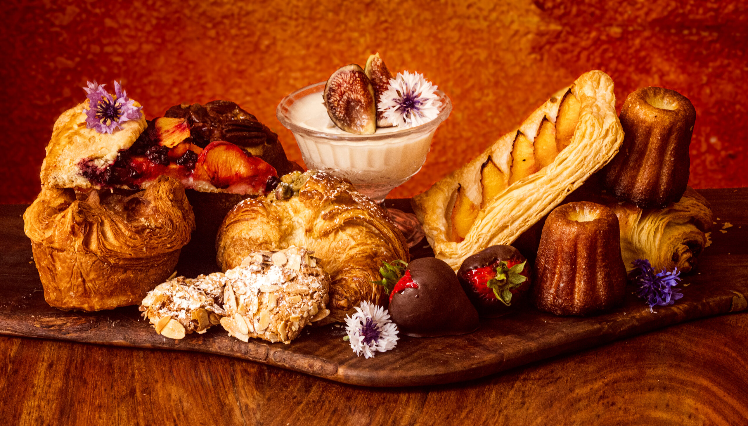 A selection of pastries and baked goods from Water Street Bistro Thursday, Aug. 29, 2025 in Petaluma. (John Burgess / The Press Democrat)