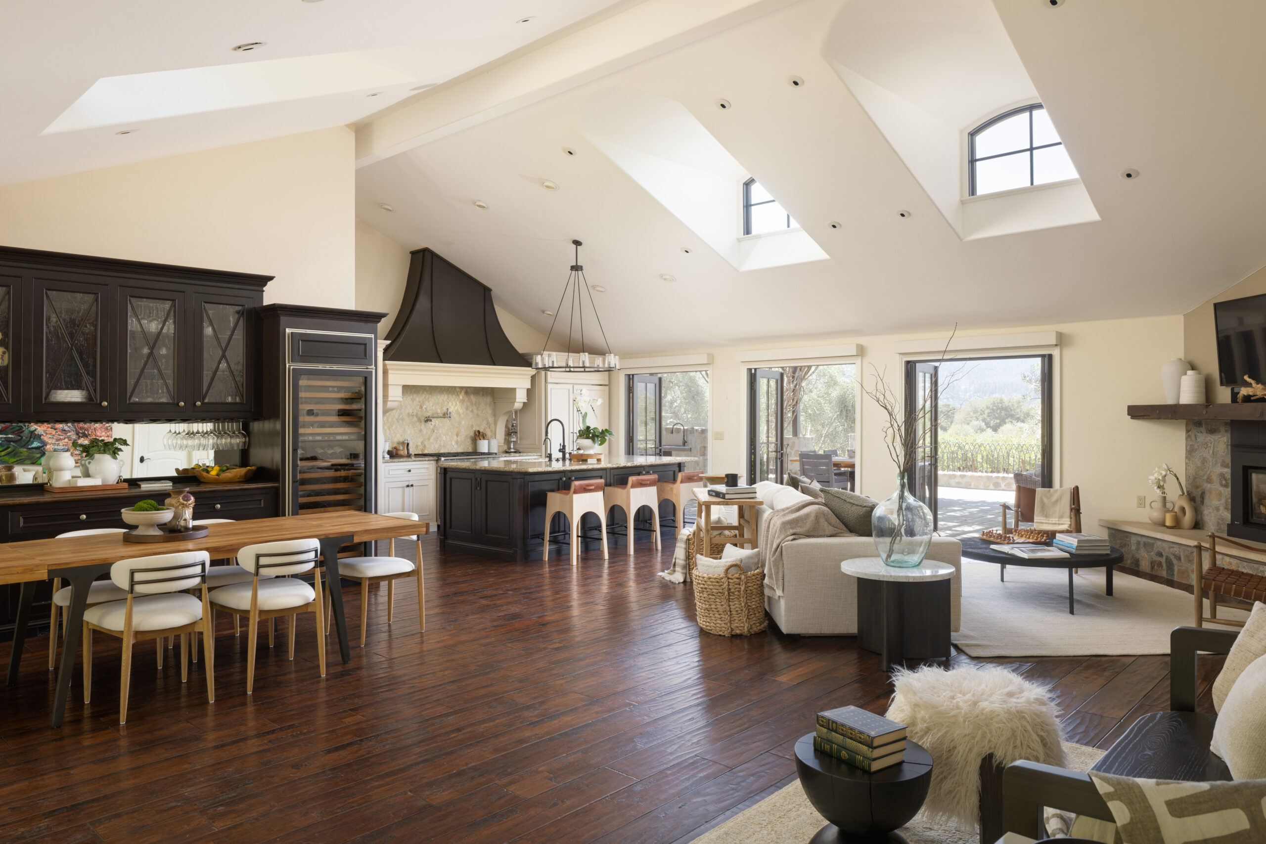 Great room in Calistoga home