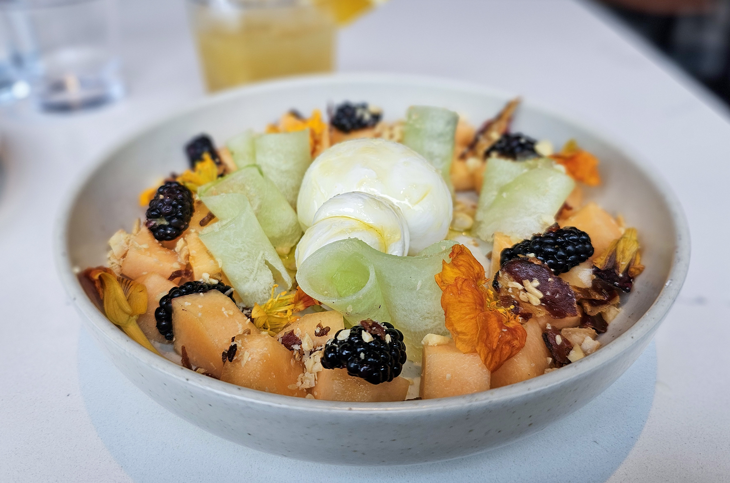 The salad at Sonoma Pizza Co. in Forestville. (Heather Irwin/The Press Democrat)