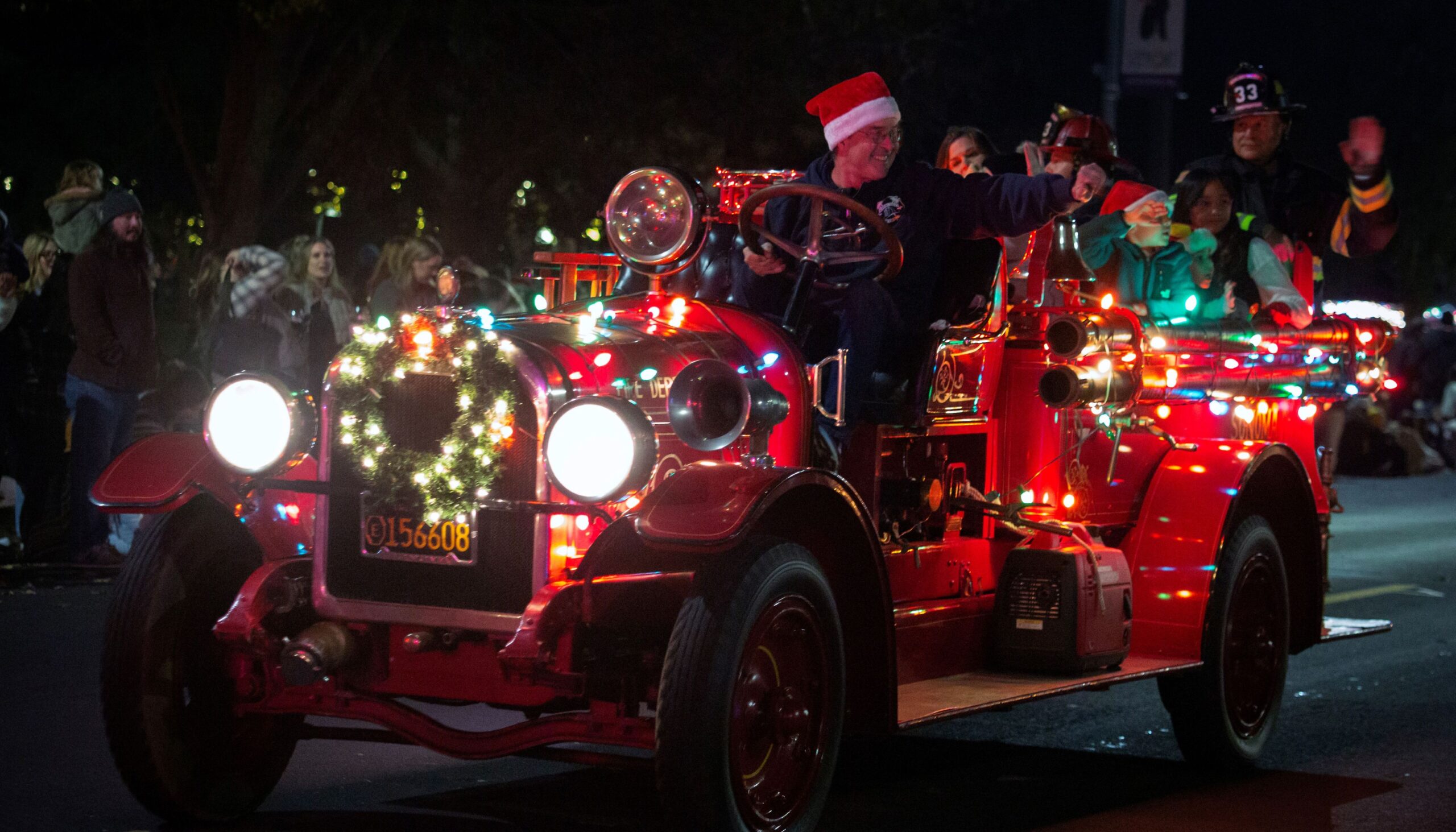 Sonoma Lighted Tractor Parade