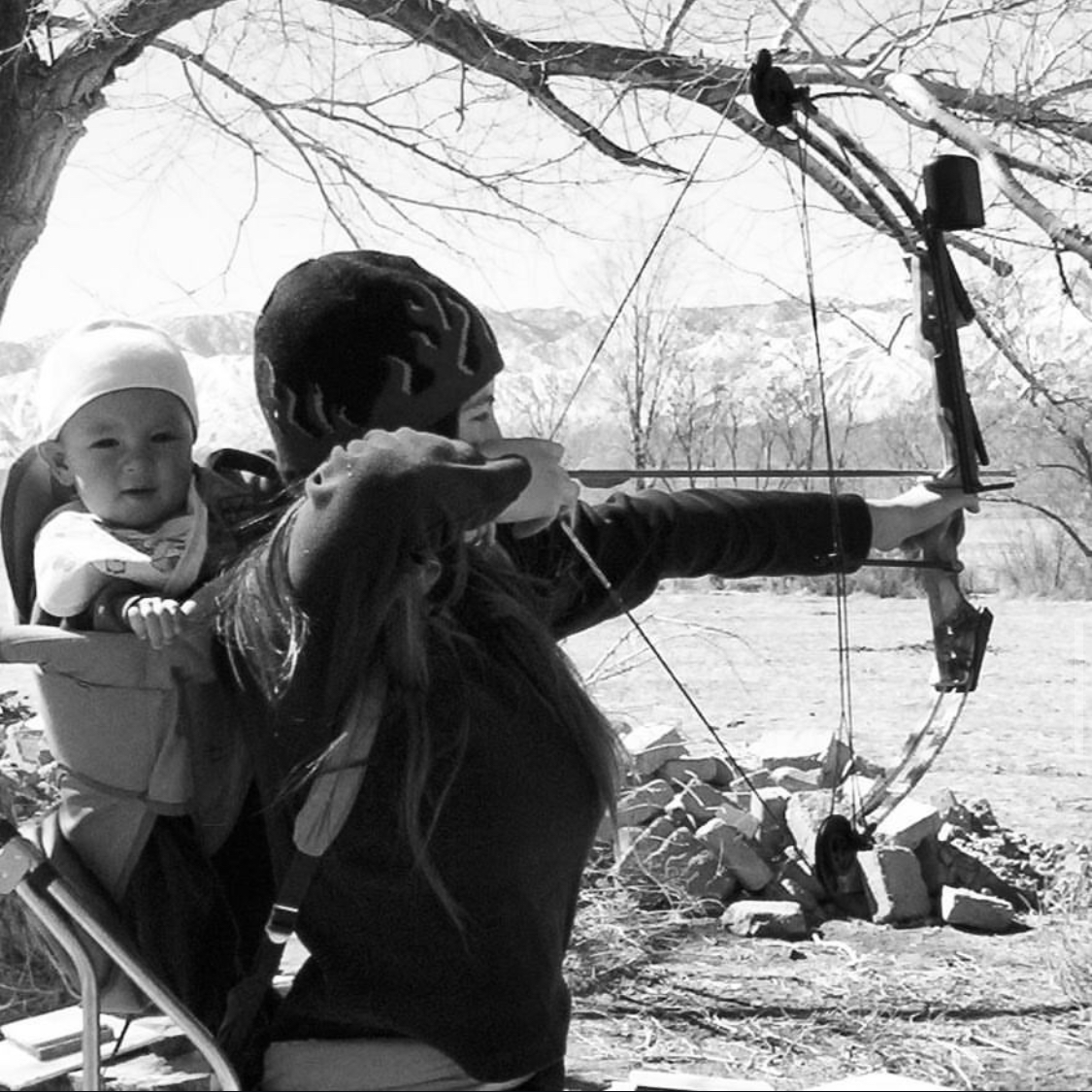 Kat Pringle with her son, Seth Pringle