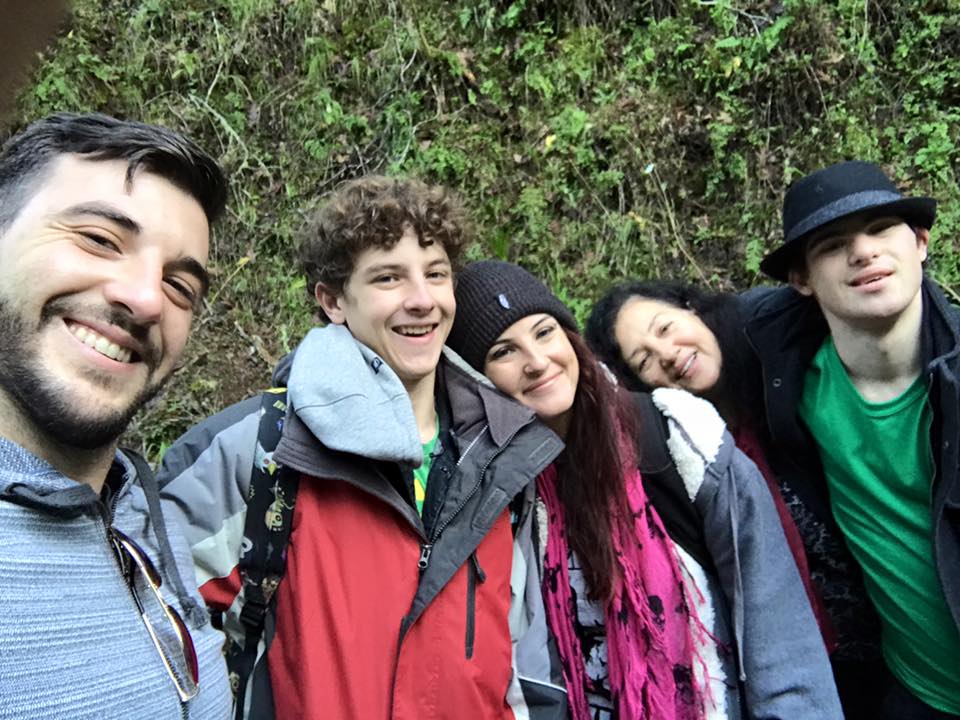 Ramses Pringle, Seth Pringle, Kat Pringle, Vera Tabib and Thor Pringle. (Courtesy of Vera Tabib)