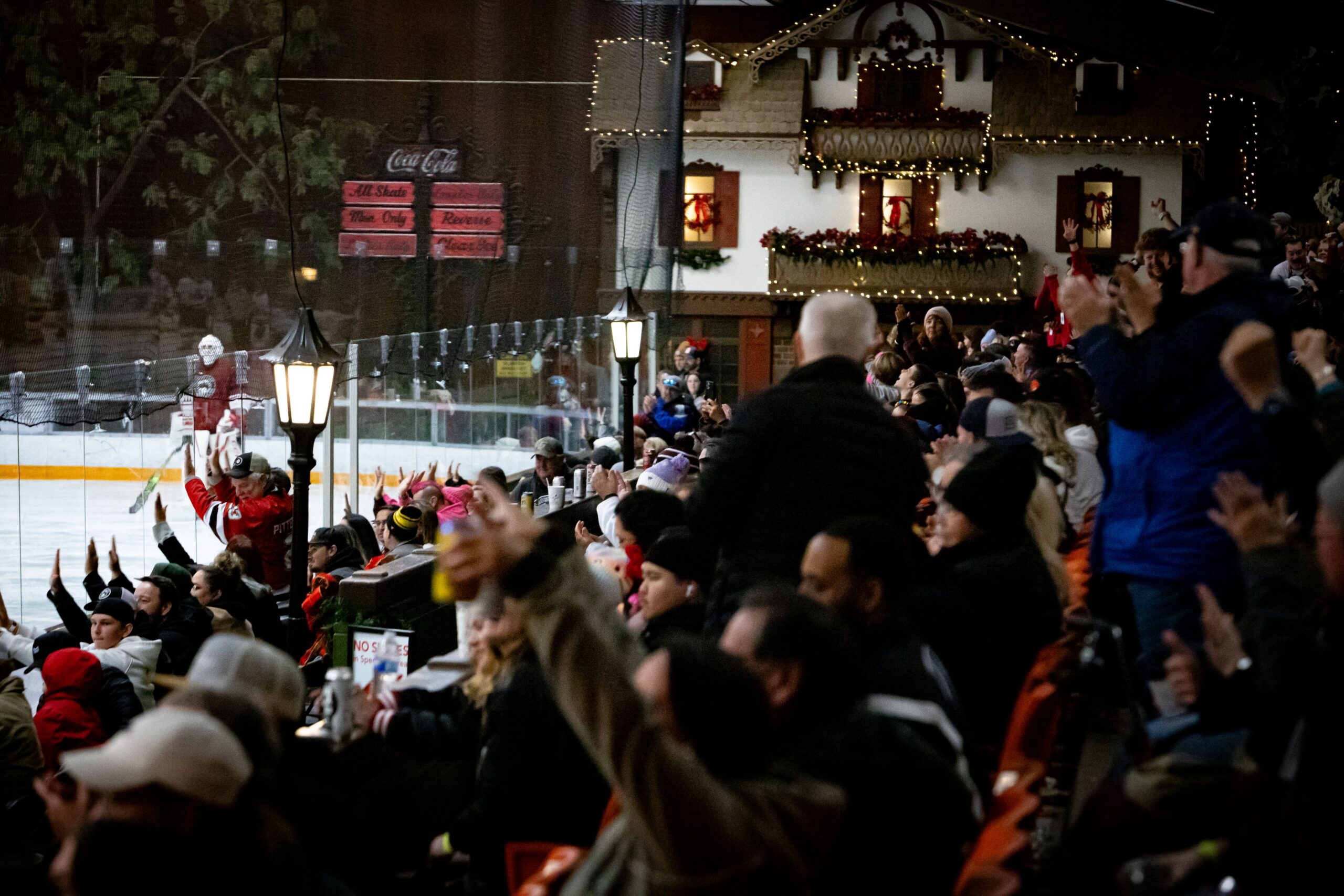 Fans at a Santa Rosa Growlers game at Snoopy's Home Ice in Santa Rosa. (Courtesy Andy Lumens)