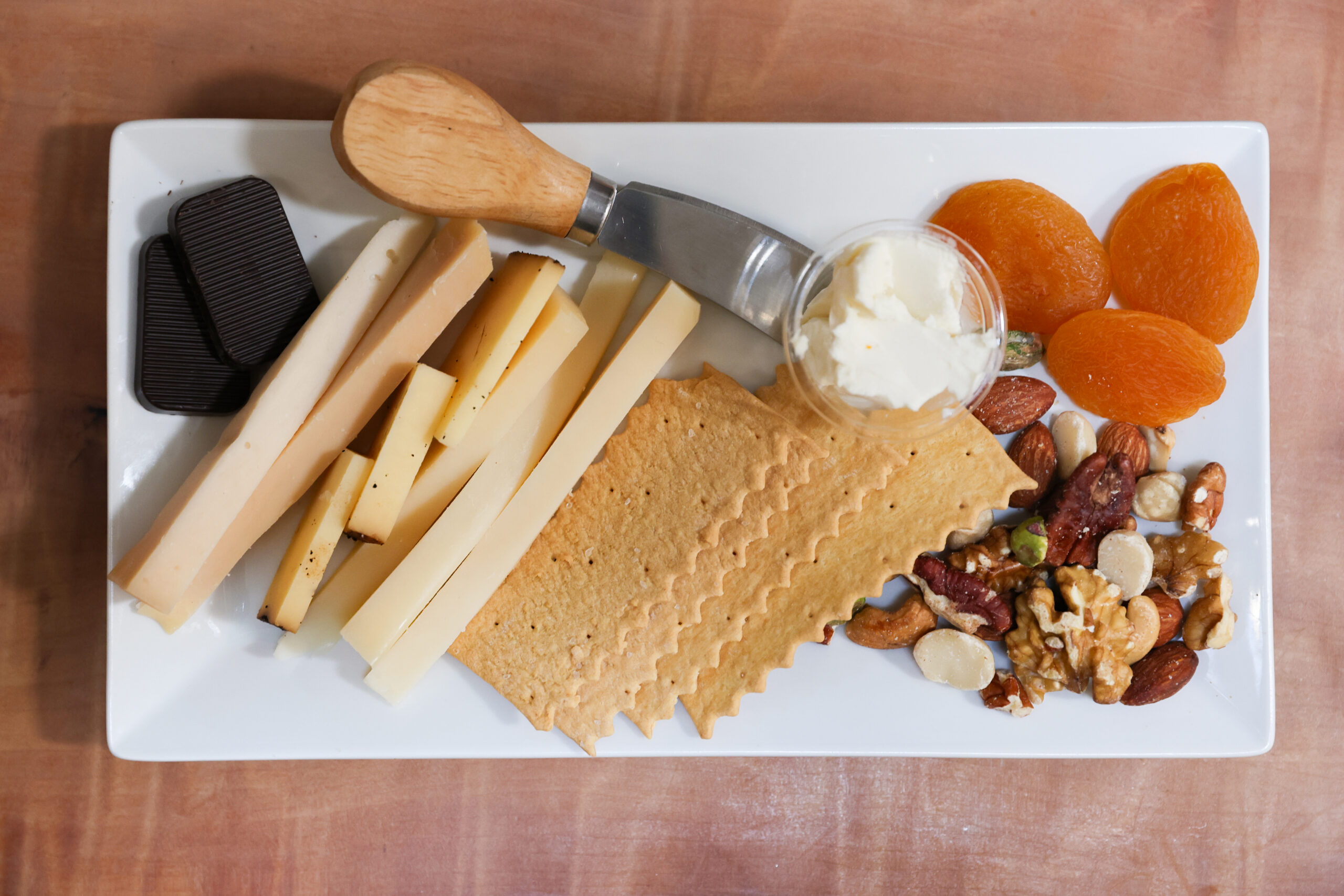 A cheese board served at Sonoma Portworks in Petaluma on Tuesday, October 21, 2025. (Christopher Chung/The Press Democrat)