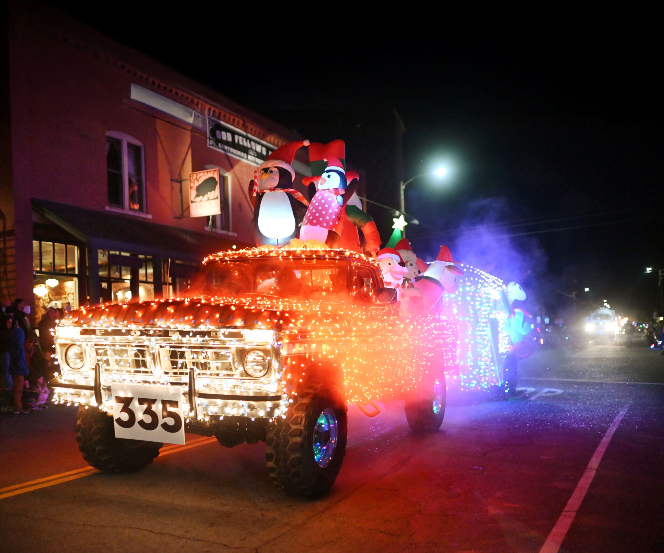 Geyserville Lighted Tractor Parade
