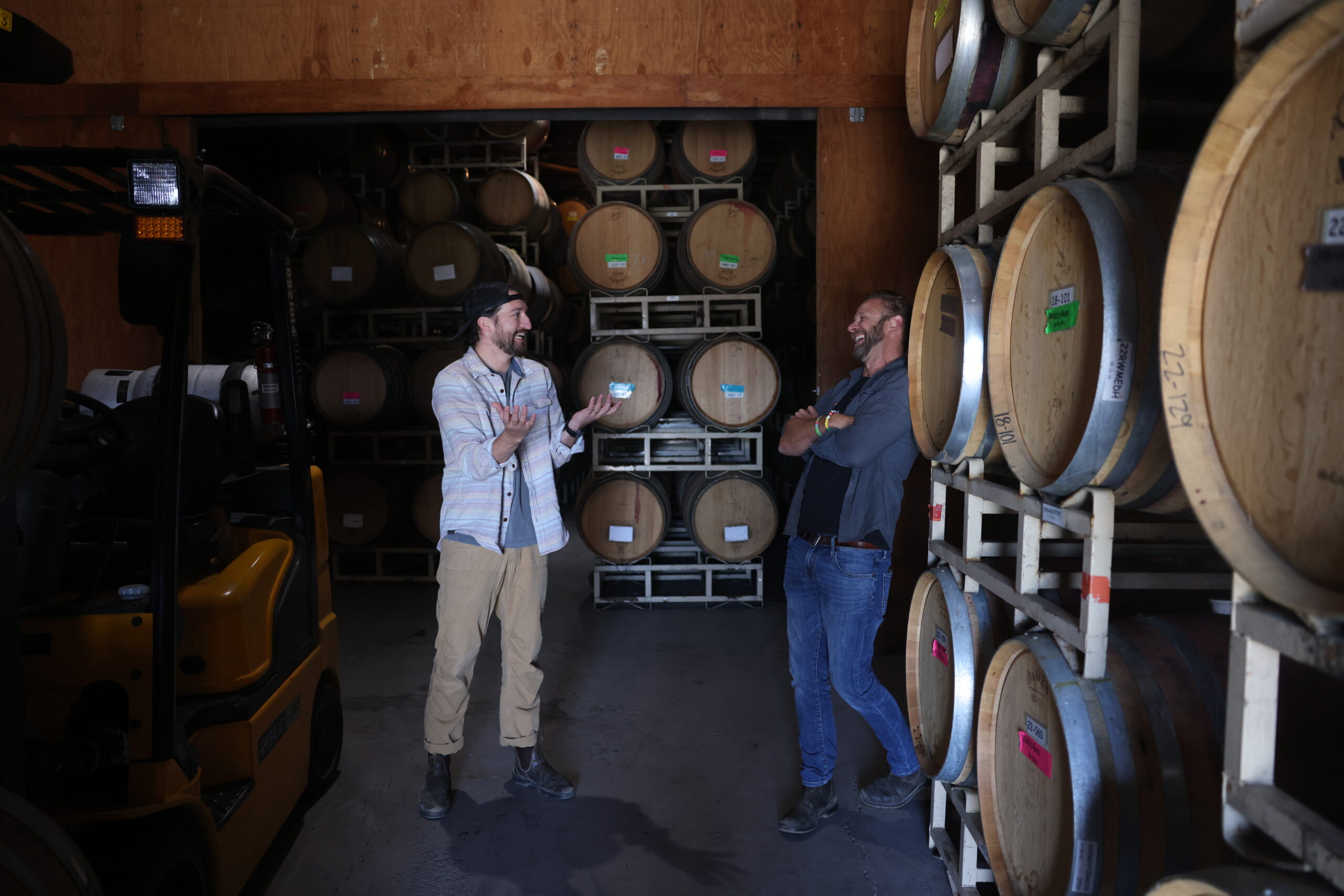 Tyler Hayes and Ross Reedy of Right Turn Wine Co.