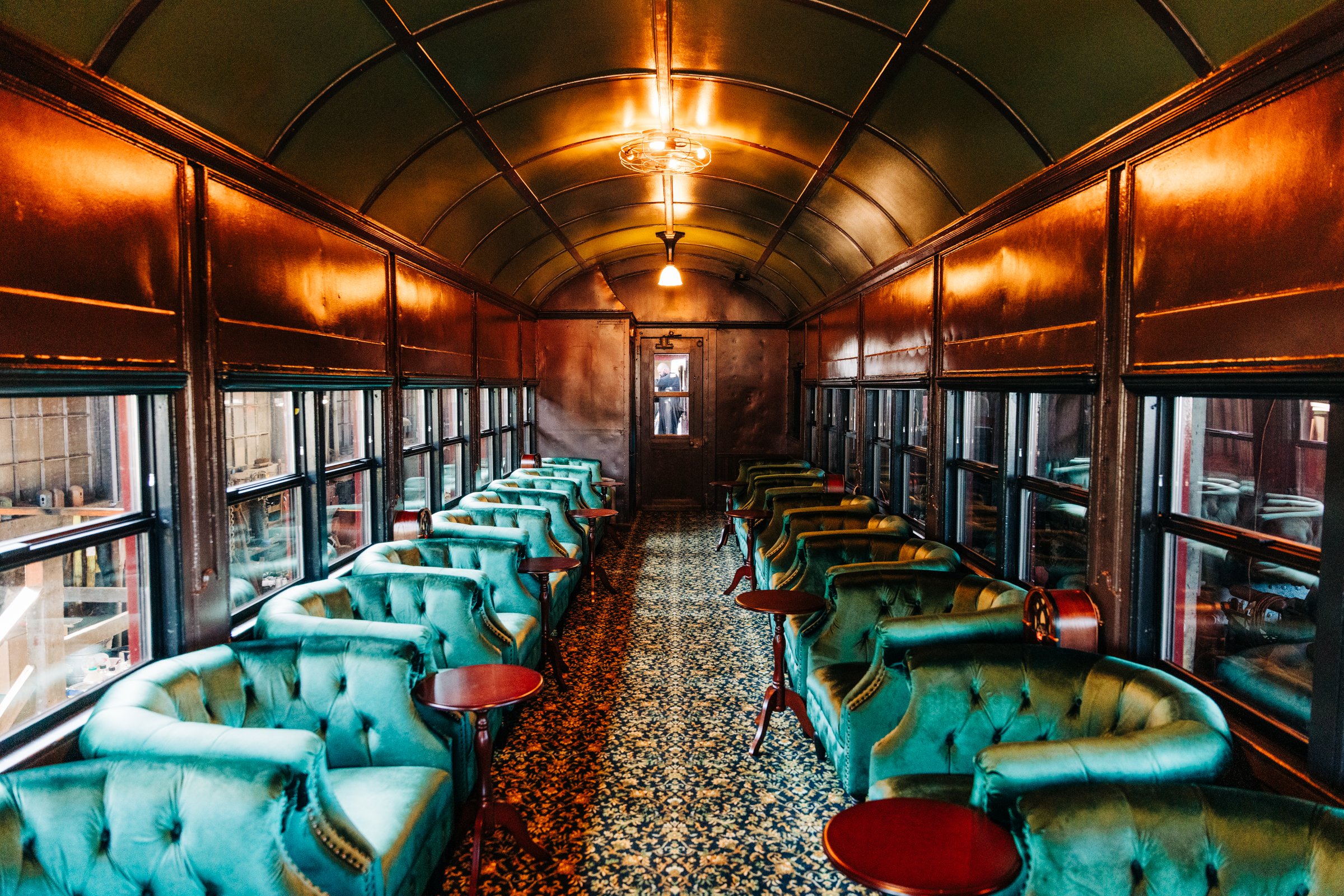 Skunk Train in Fort Bragg, Mendocino County