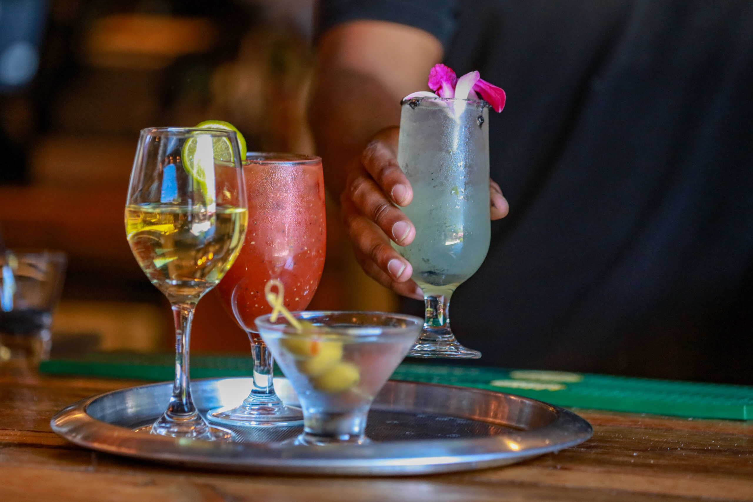 Wine and cocktails at HopMonk Tavern in Sebastopol. (Sonoma County Tourism)