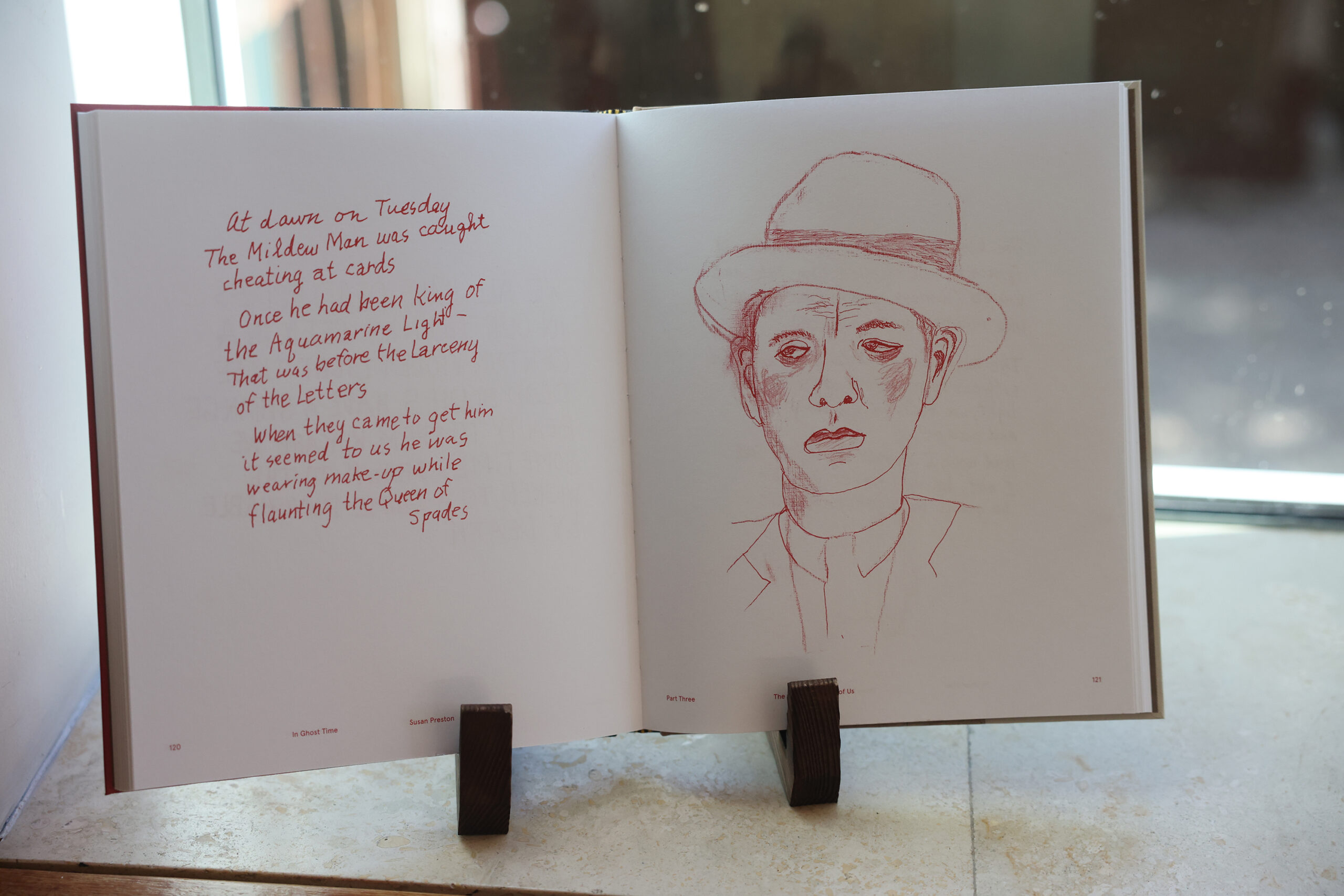 artist Susan Preston's art sketch book