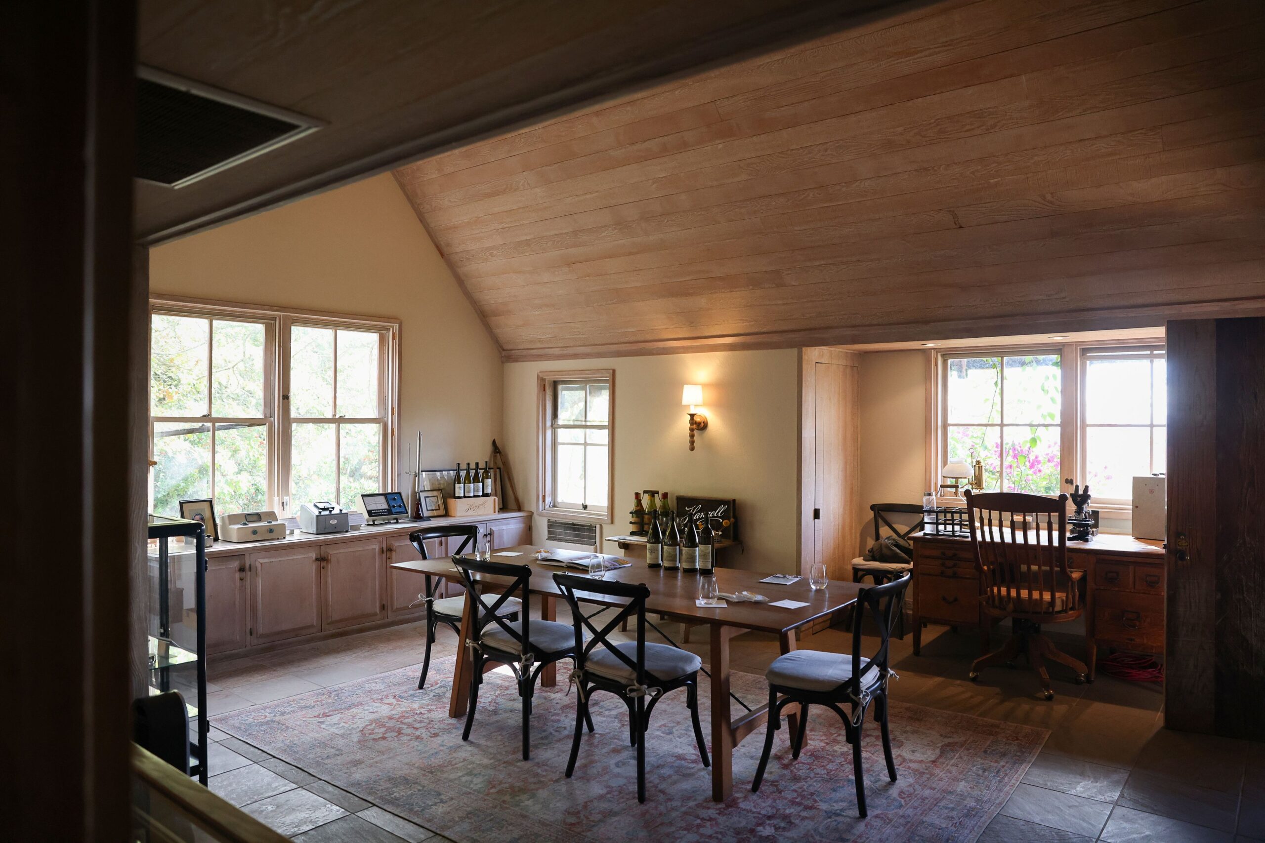 The private office of Hanzell Vineyards founder Ambassador James D. Zellerbach is part of the winery estate tour in Sonoma on Friday, November 7, 2025. (Christopher Chung/The Press Democrat)