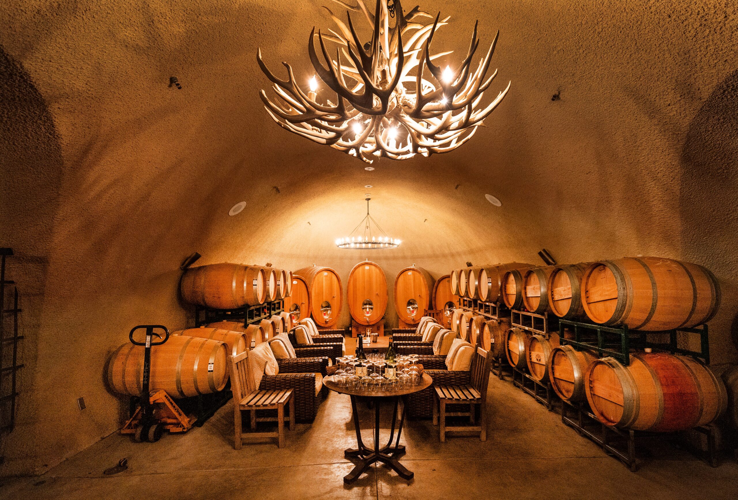 For a unique experience Failla Wines offers tastings in the cave Thursday, Dec. 4, 2025 along the Silverado Trail north of St. Helena. (John Burgess / The Press Democrat)