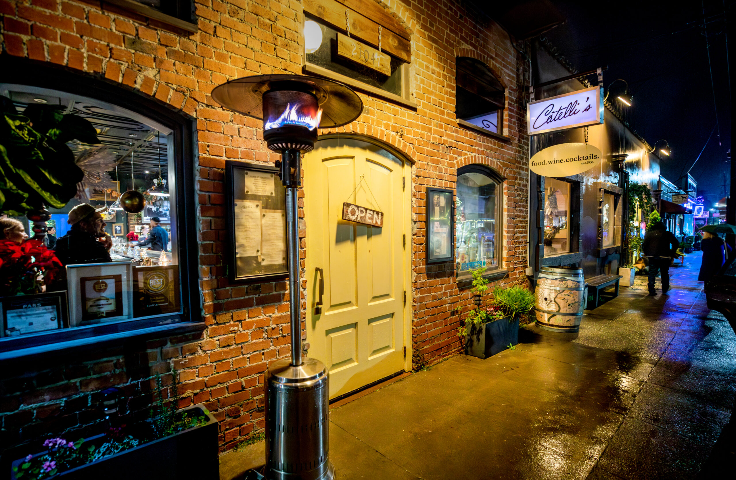 Domenica Catelli, owner of Caltelli’s in Geyserville, continues the serving great Italian food started by her grandfather in 1936 when he opened “The Rex” with a used sign from another business. Photo taken Sunday, Dec. 21, 2025. (John Burgess / The Press Democrat)