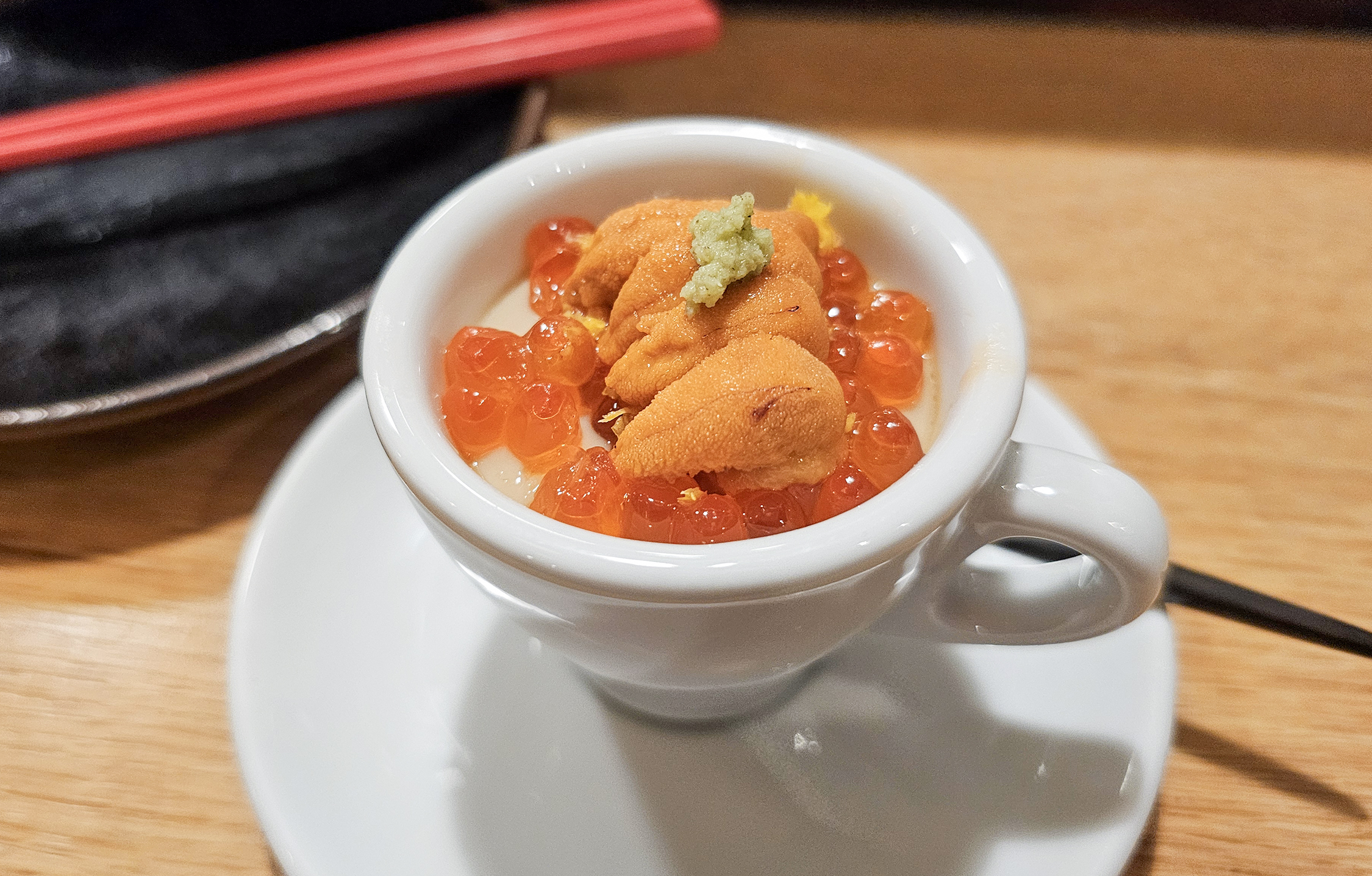 Uni chawanmushi at Sushi Kosho