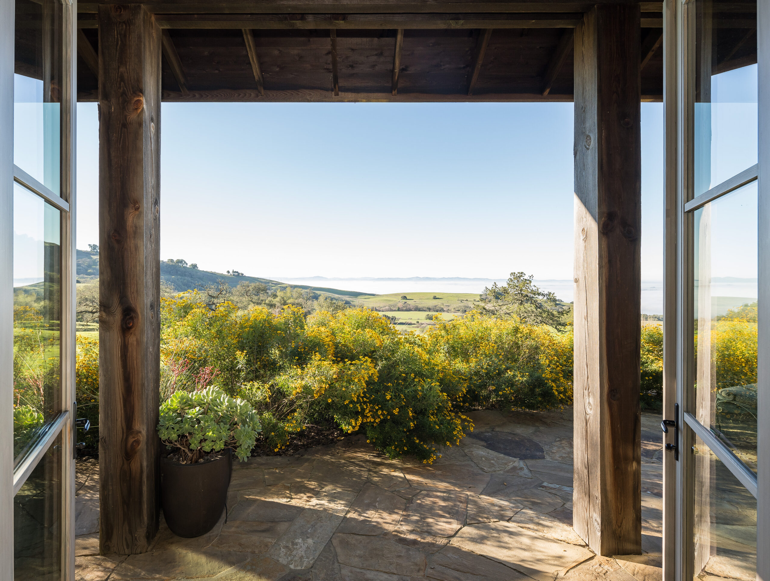View from the Guest House. (Adam Potts)
