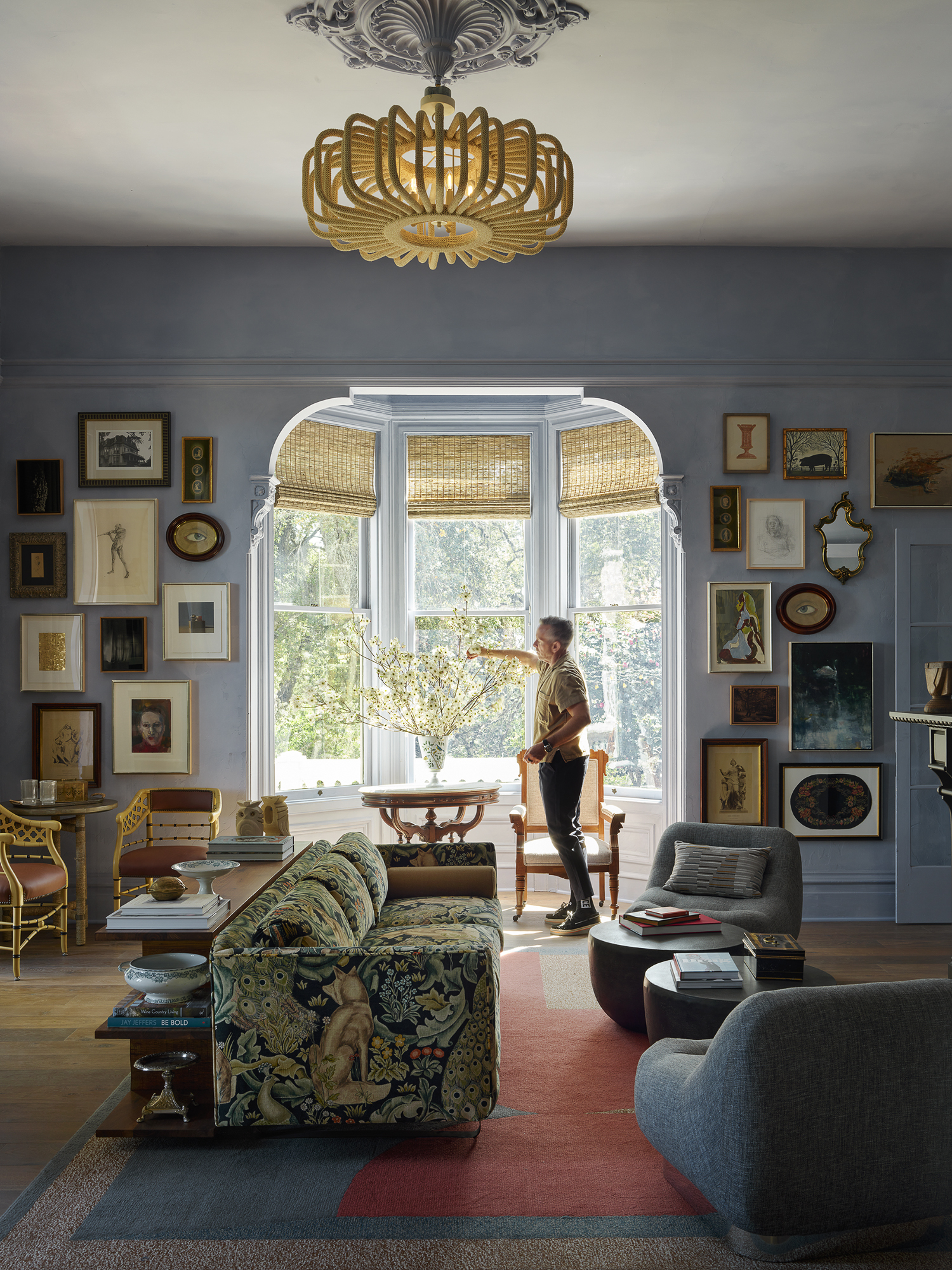 Inside the cozy Madrona in Healdsburg.