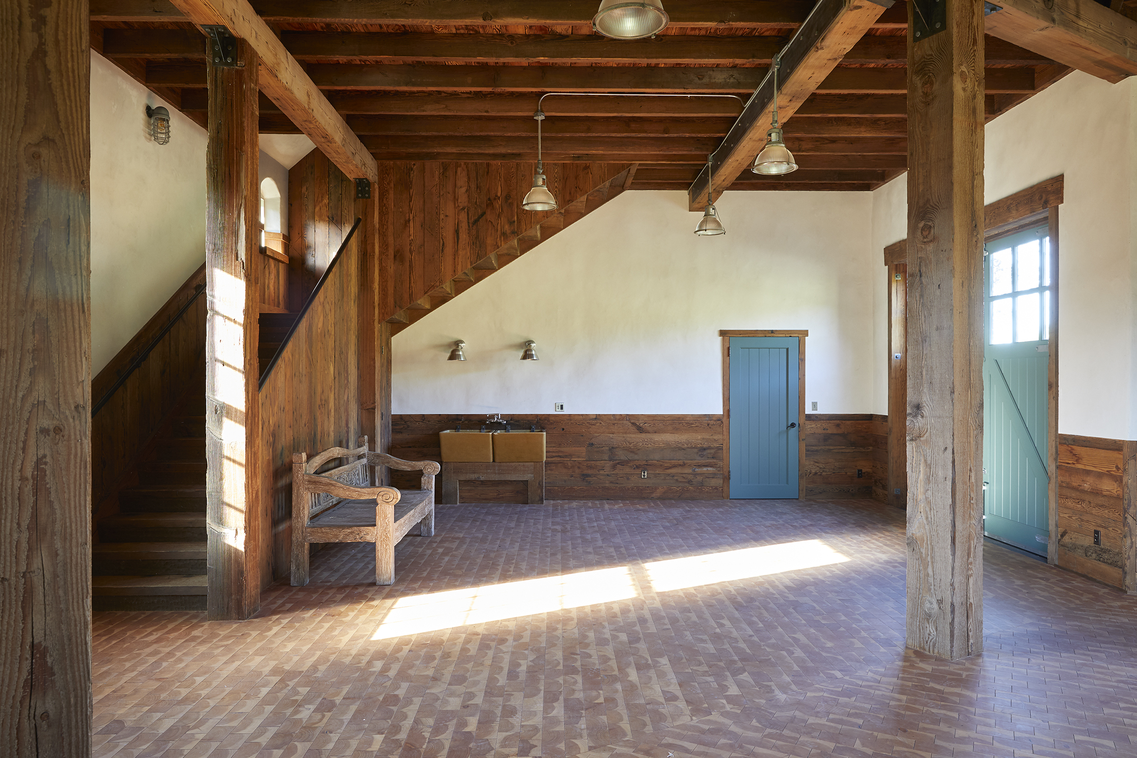 Interior of the barn. (Mario Serafin)
