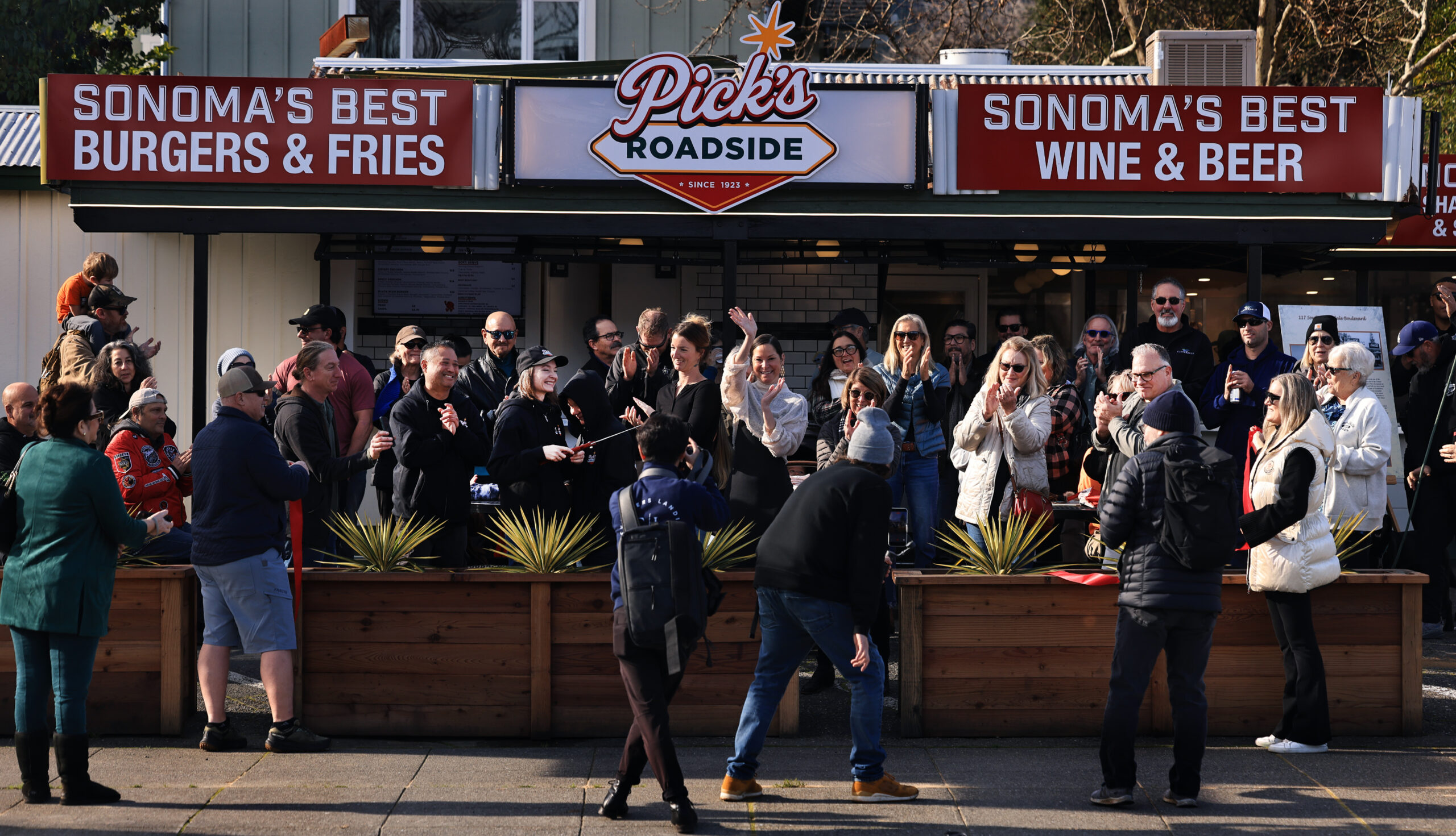 Pick’s Roadside on opening day