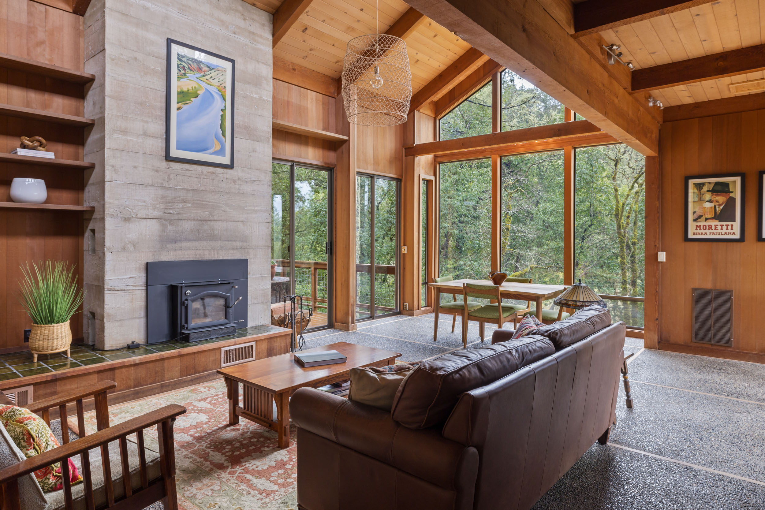 Great room in Forestville home