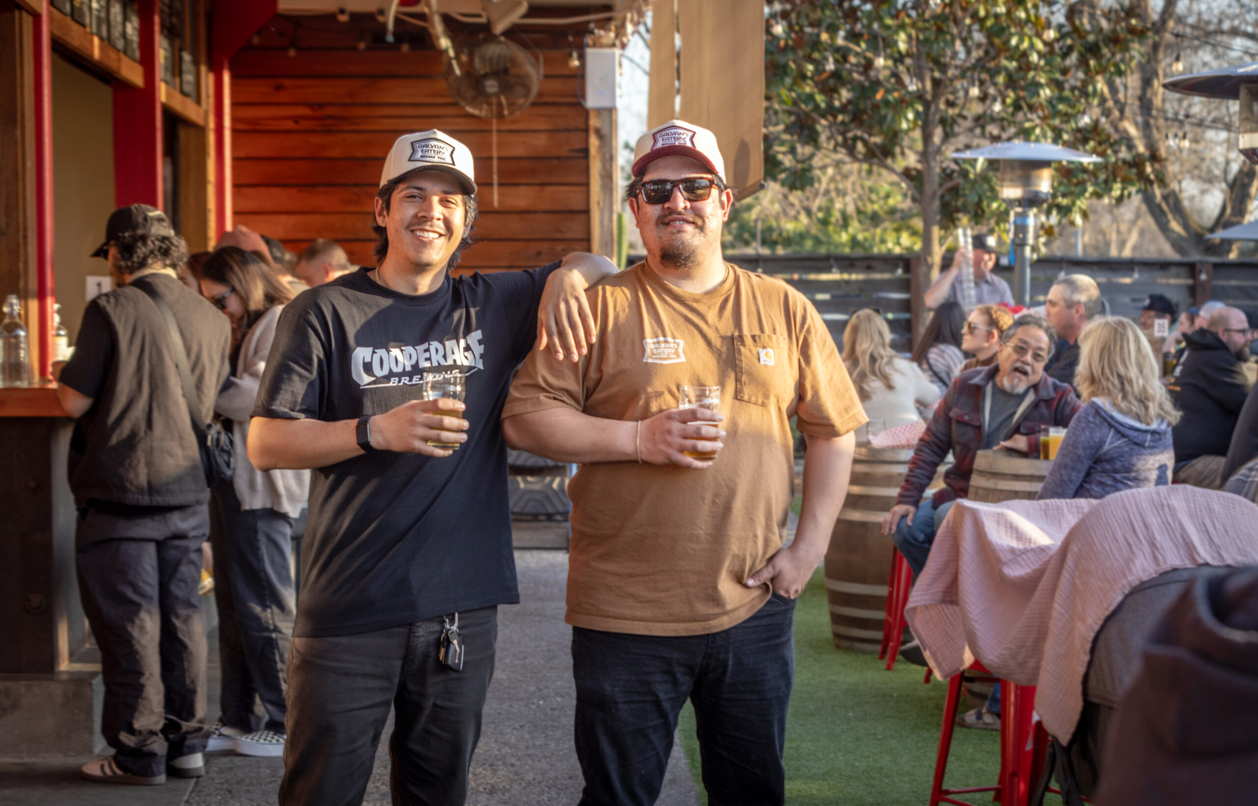 Brothers Ivan, left, and Omar Galvan, owners of the popular Galvan’s Eatery food trucks, have opened Galvan’s Beer Garden, their first brick and mortar location Friday, Feb. 7, 2026 in Cotati. (John Burgess/The Press Democrat)