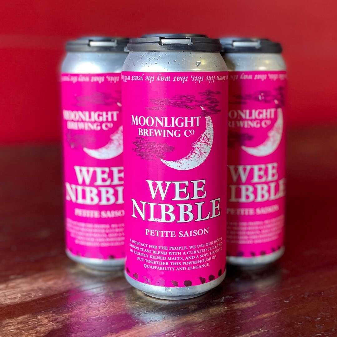 Moonlight Brewing Company’s Wee Nibble Saison.
