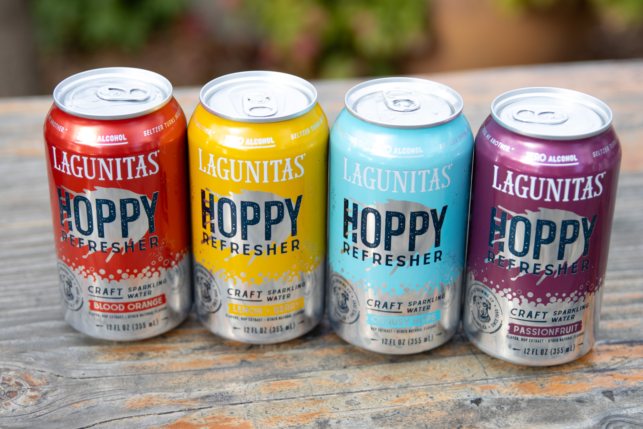 Lagunitas Brewing Co. in Petaluma offers numerous NA beers and a new line of Hoppy Refreshers, a sparkling hop water. (Kiki Romanik)