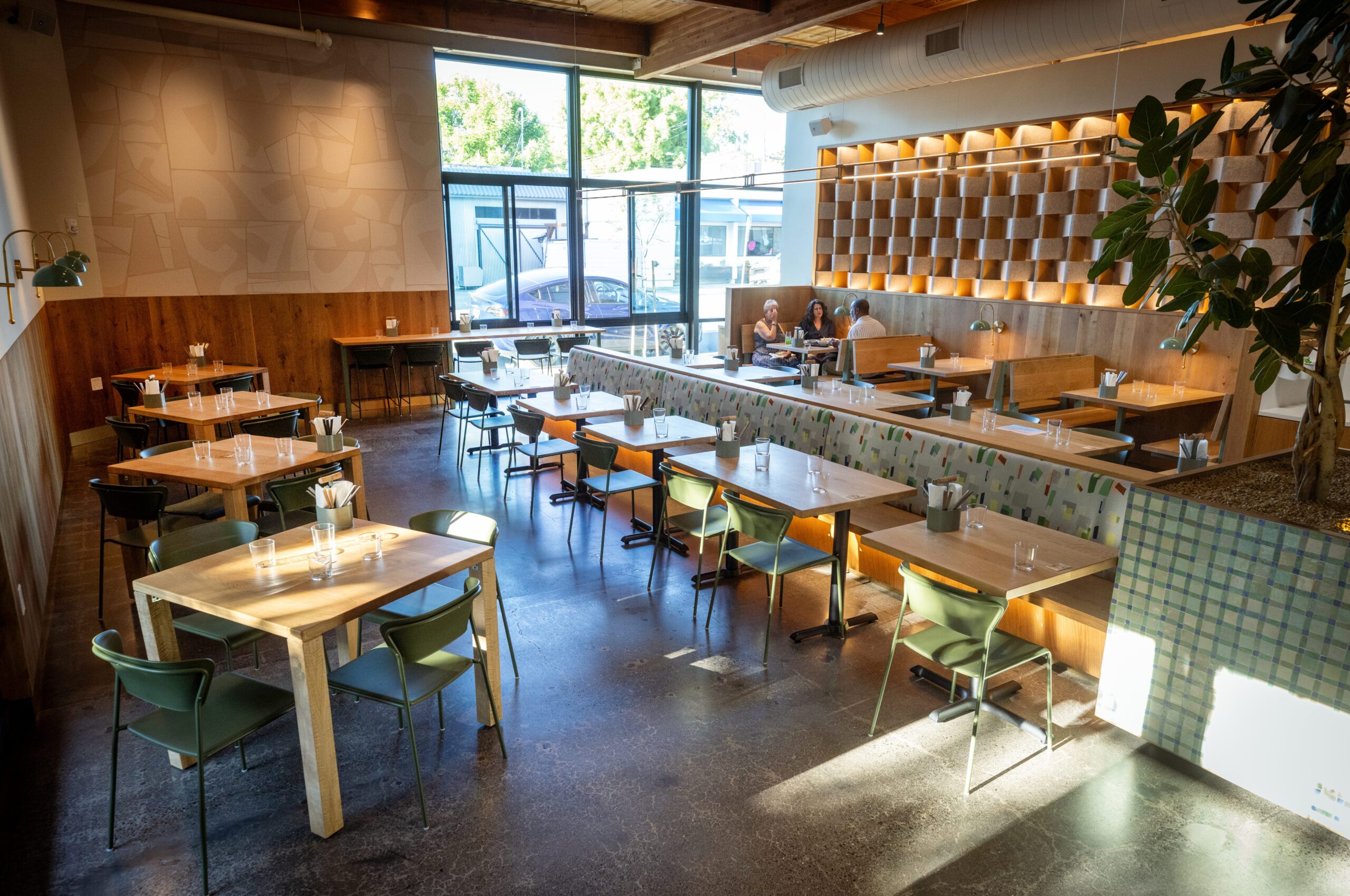 Juju’s, a French-Moroccan dinner pop-up from chef Jason Pringle, takes over the Acorn Café space Thursday through Sunday on the square in Healdsburg. Photo taken Thursday, March 19, 2026. (John Burgess/The Press Democrat)