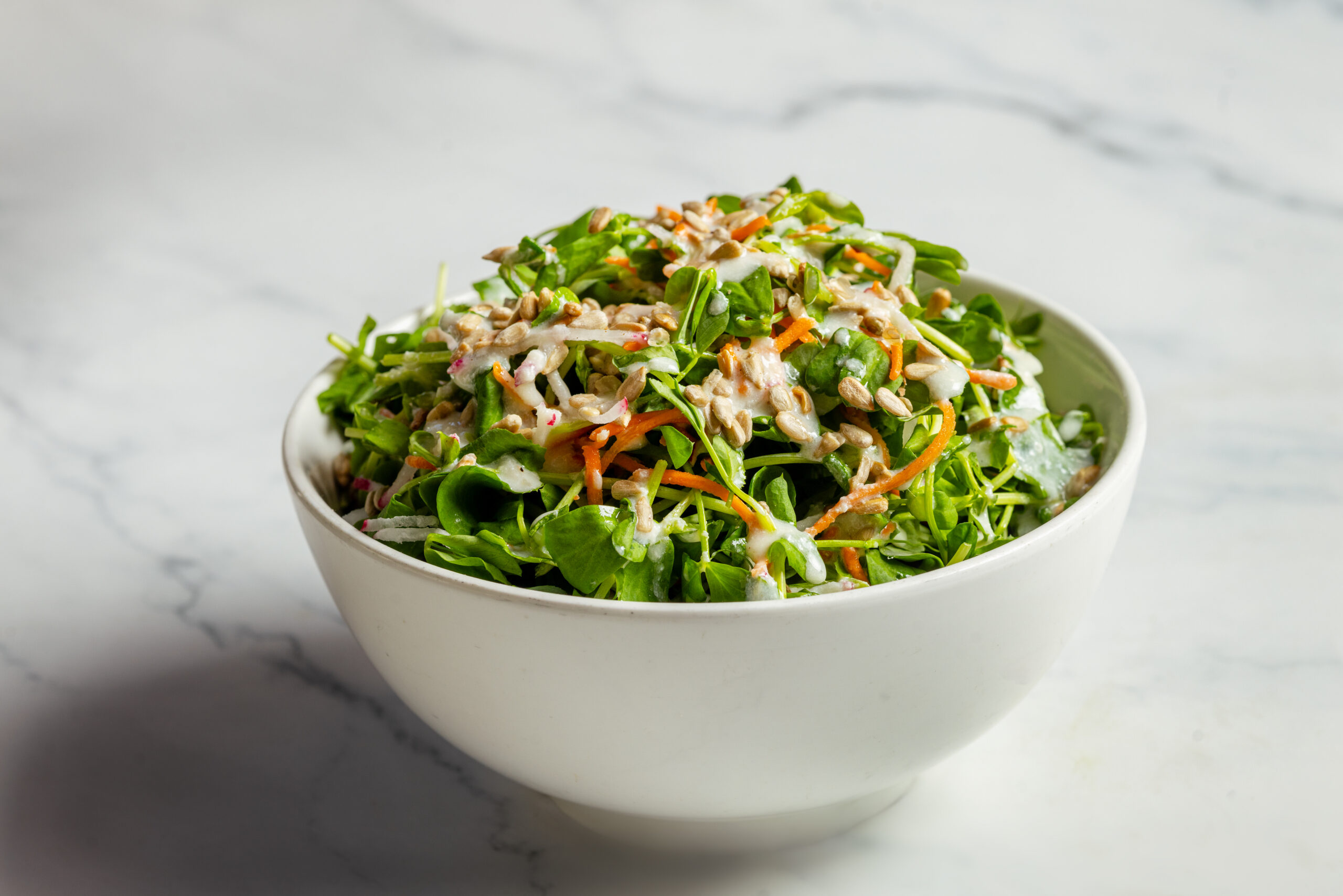Pea Shoots salad from Lo & Behold