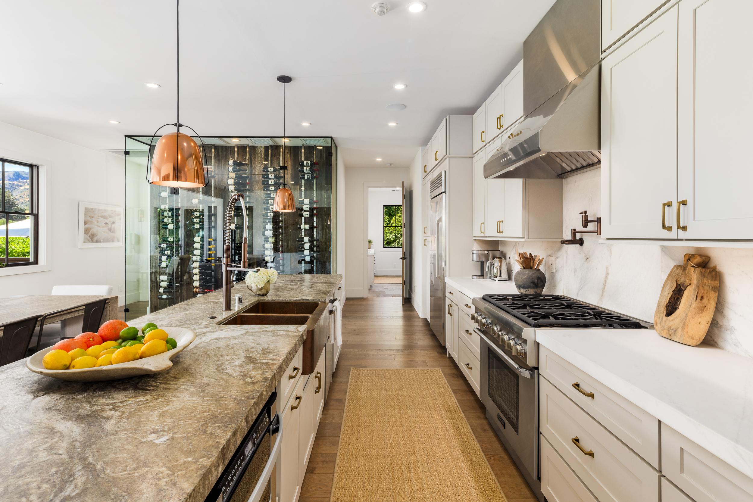 Kitchen in Geyserville home