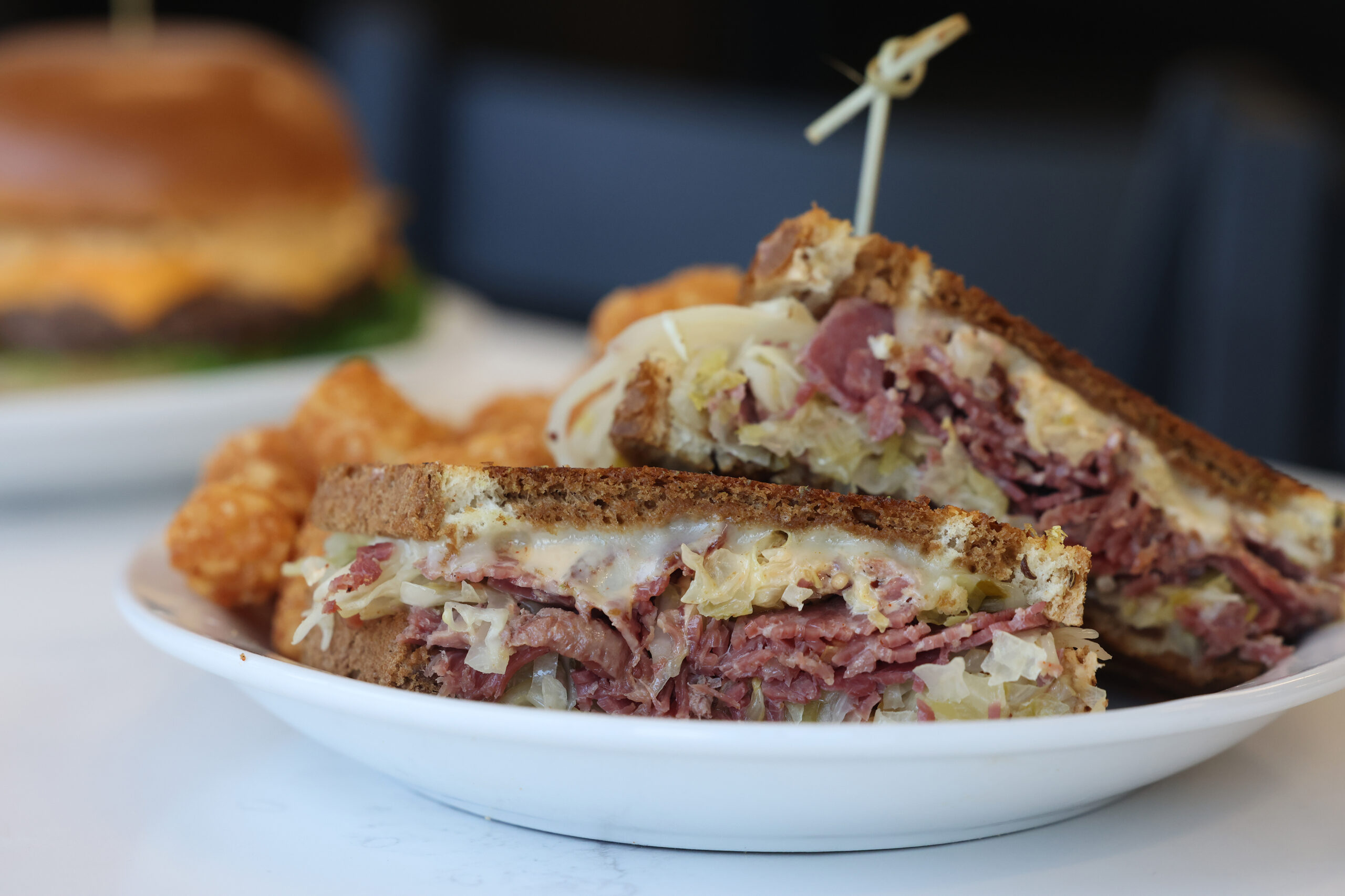 The Rueben sandwich at Pressed