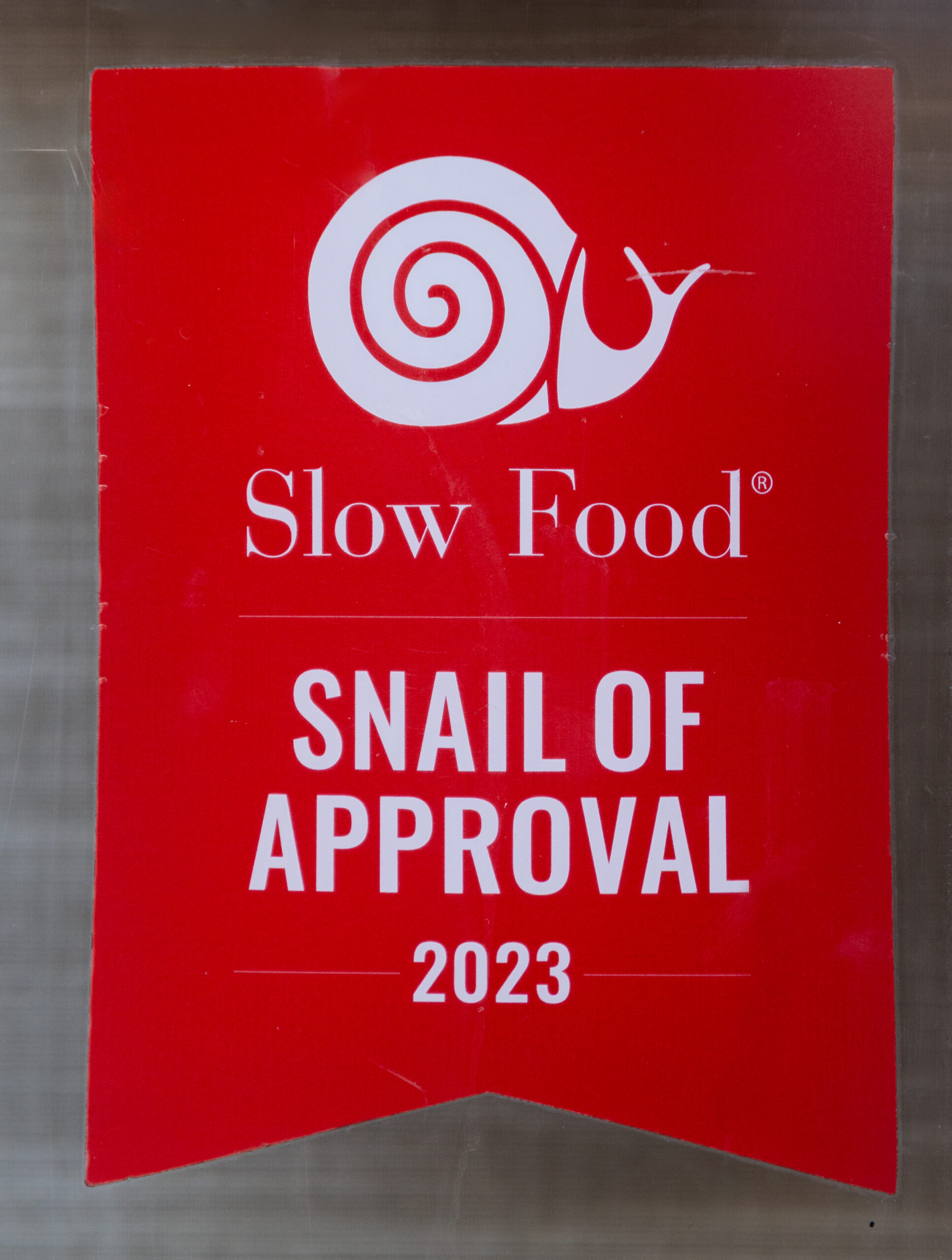 The Slow Food Snail of Approval